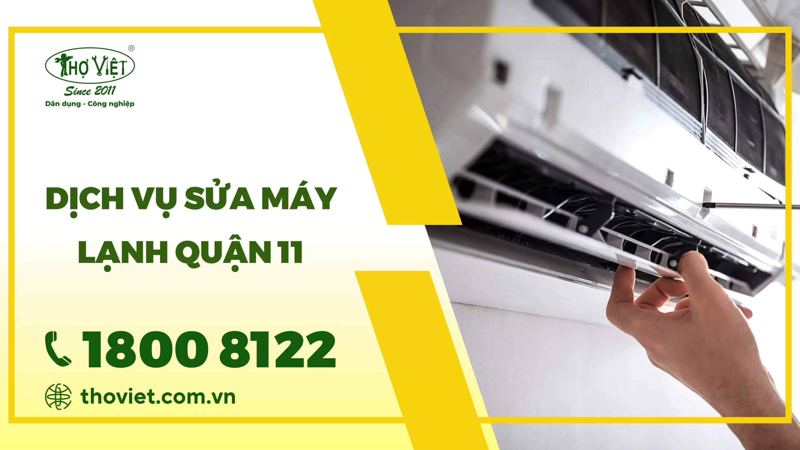 Dịch vụ sửa máy lạnh quận 11