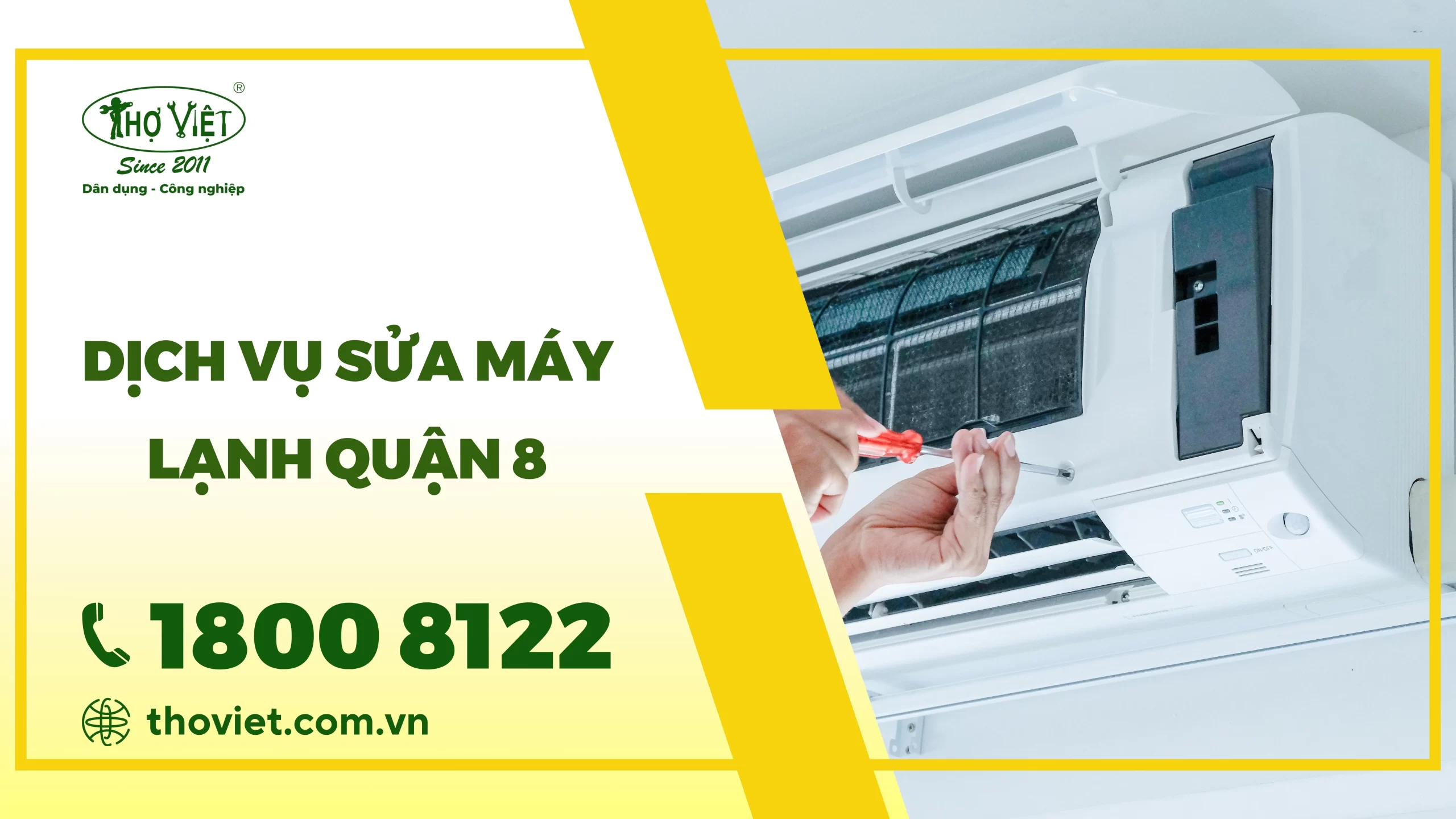 Dịch vụ sửa máy lạnh quận 8