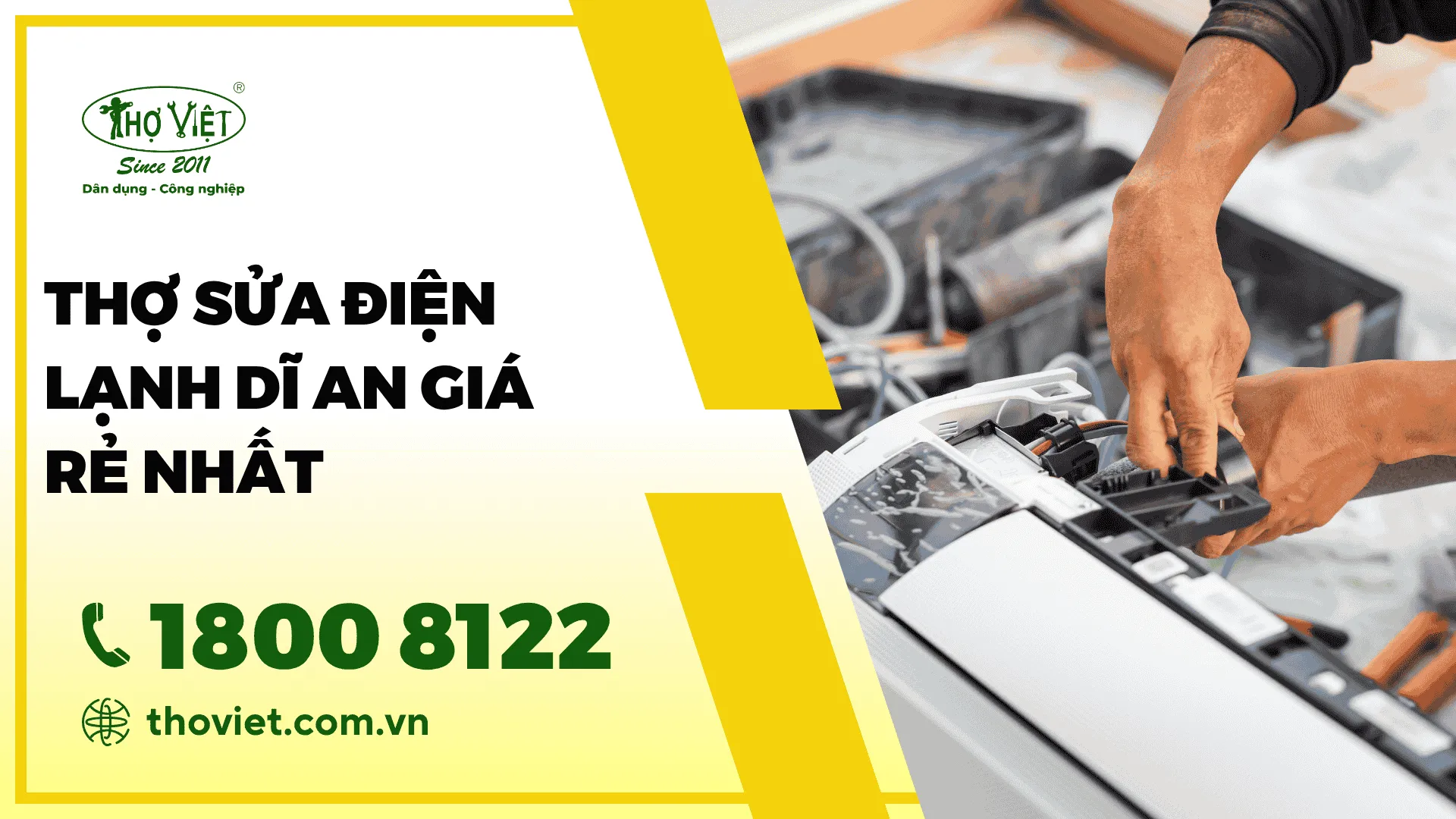 Thợ sửa Điện Lạnh Dĩ An GIÁ RẺ NHẤT