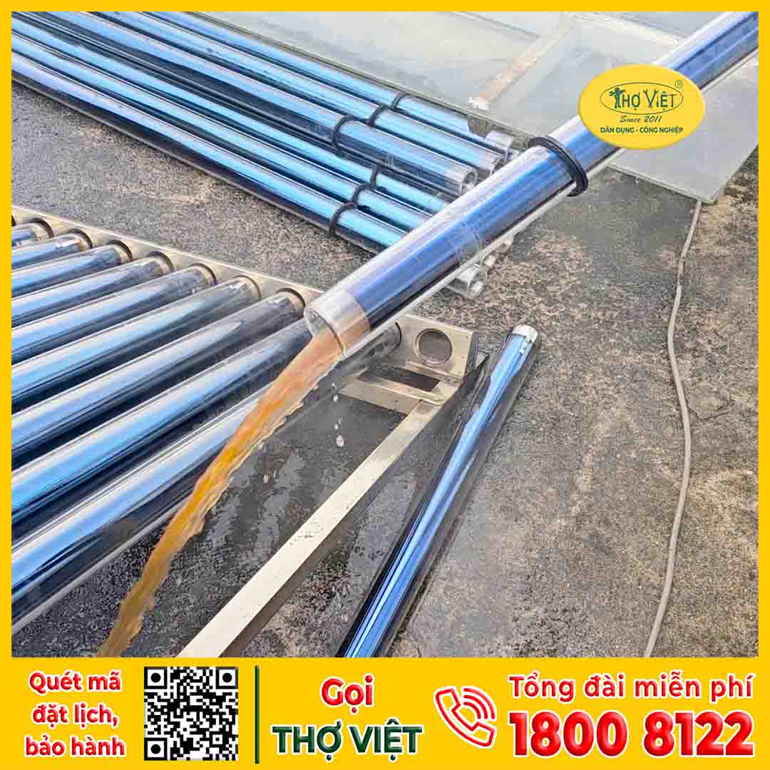 Dấu hiệu cho thấy cần phải sửa máy nước nóng năng lượng mặt trời Quận 5