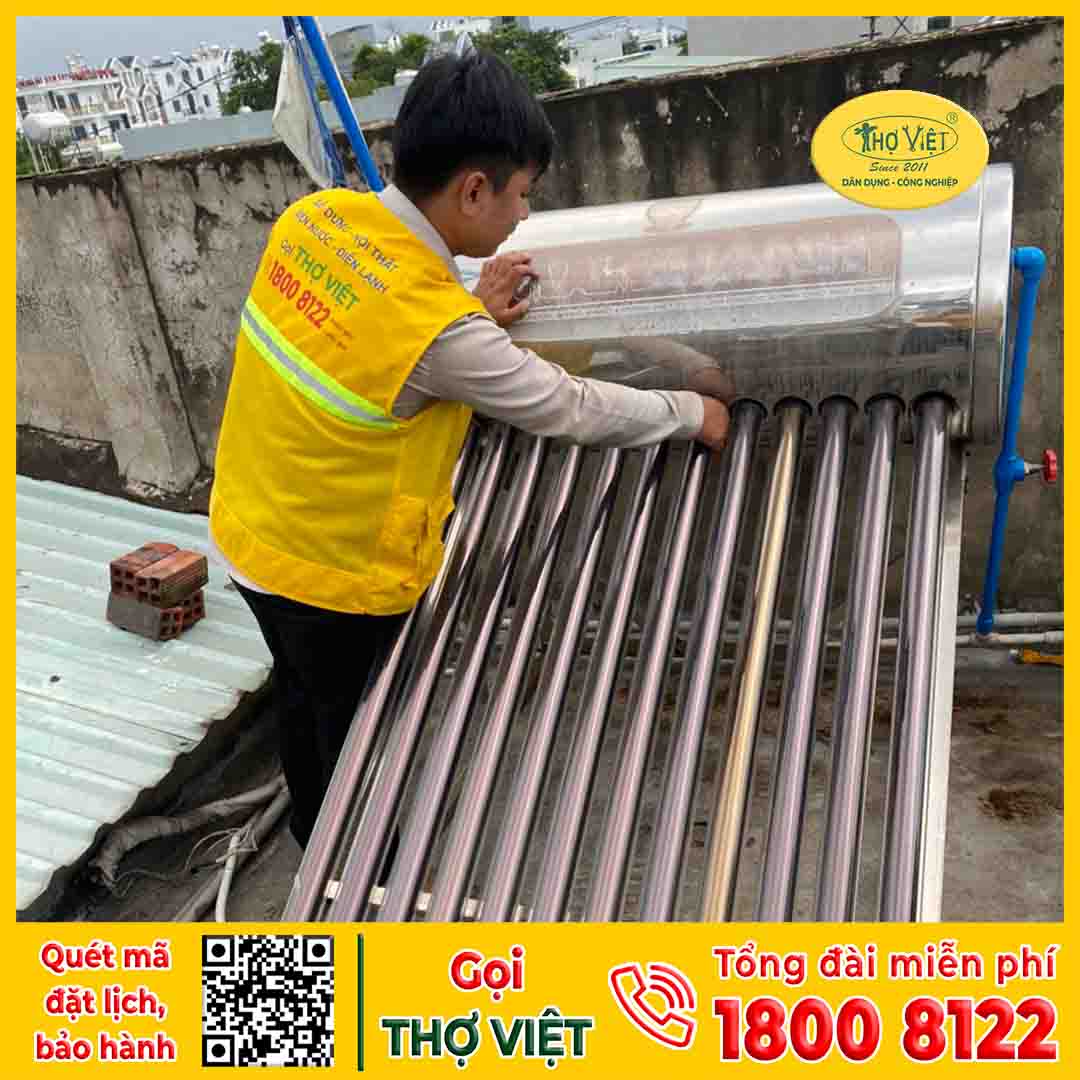 Địa chỉ cung cấp thợ sửa máy nước nóng năng lượng mặt trời Quận 7 uy tín nhất hiện nay