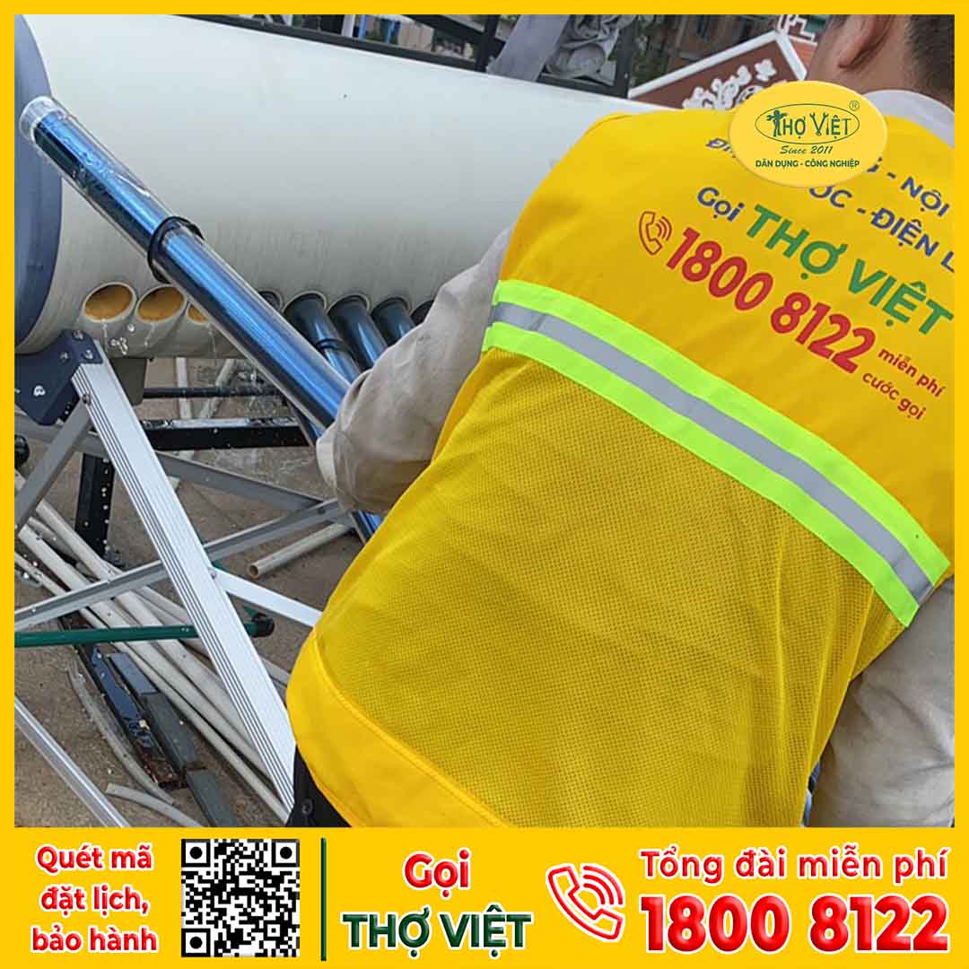 Sửa máy nước nóng năng lượng mặt trời quận Bình Thạnh giá mềm