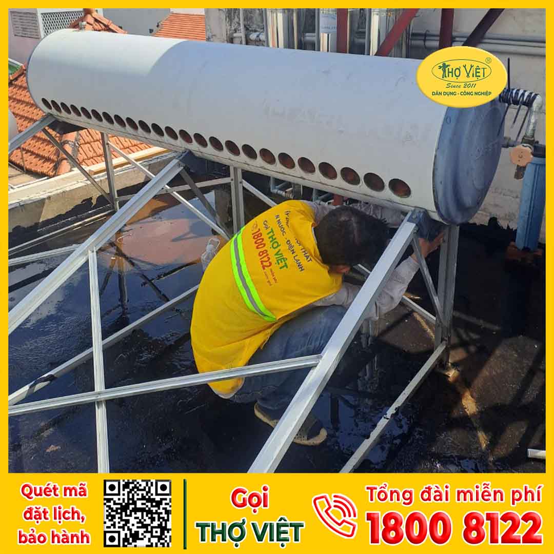 Dịch vụ chuyên sửa máy nước nóng năng lượng mặt trời Quận 7 chuyên nghiệp bao gồm