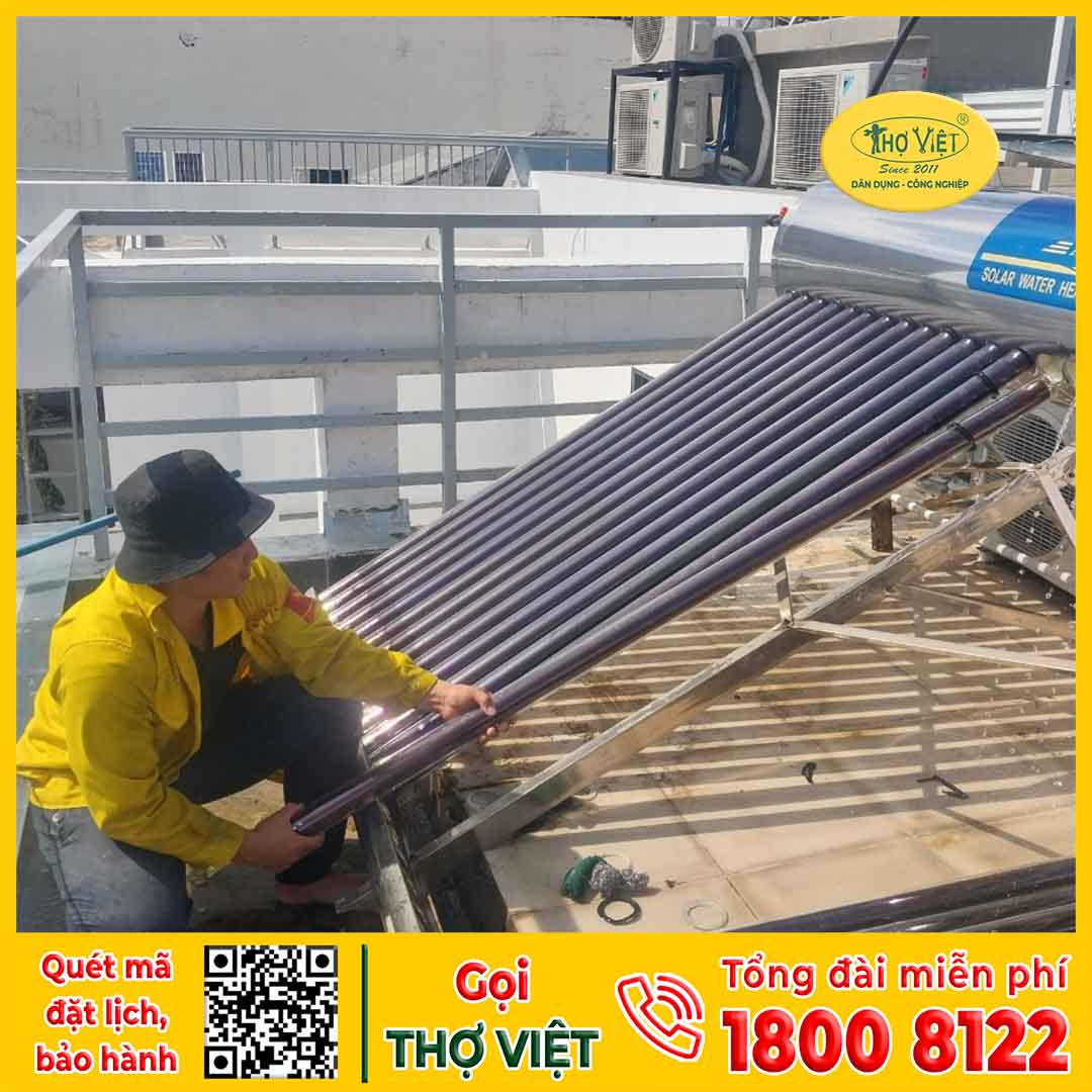 Sửa máy nước nóng năng lượng mặt trời quận Bình Thạnh giá mềm