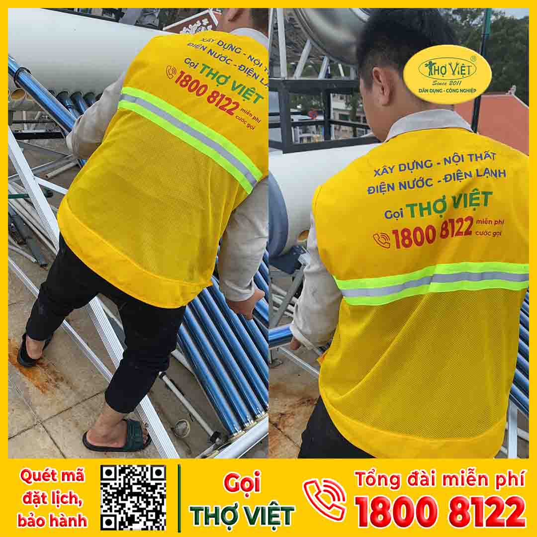Dịch vụ sửa máy nước nóng năng lượng mặt trời Quận Tân Bình UY TÍN - GIÁ RẺ