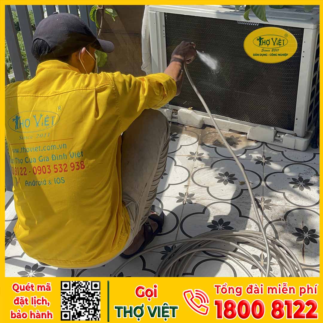 Dịch vụ vệ sinh máy lạnh Tân Uyên