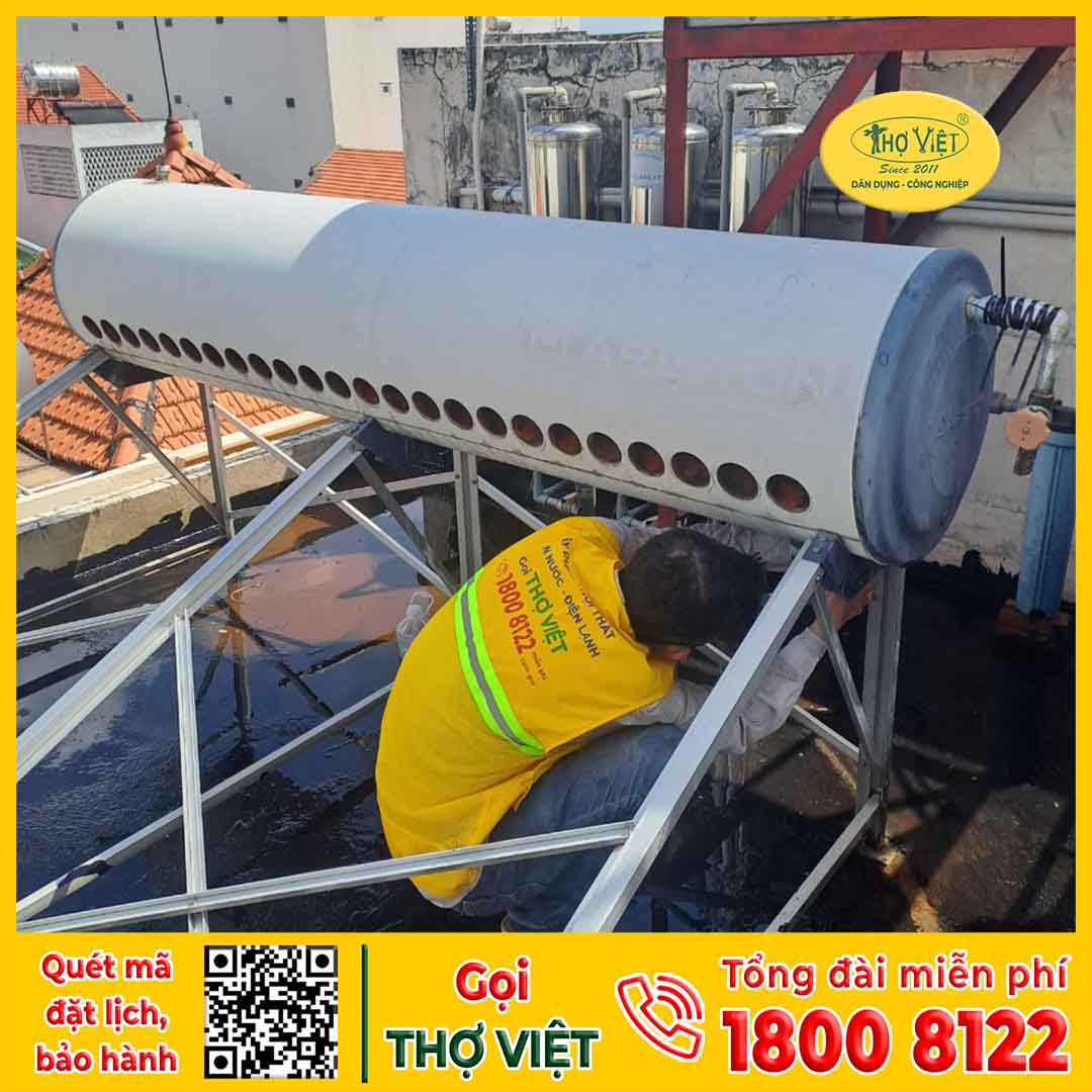 Sửa máy nước nóng năng lượng mặt trời quận Tân Phú
