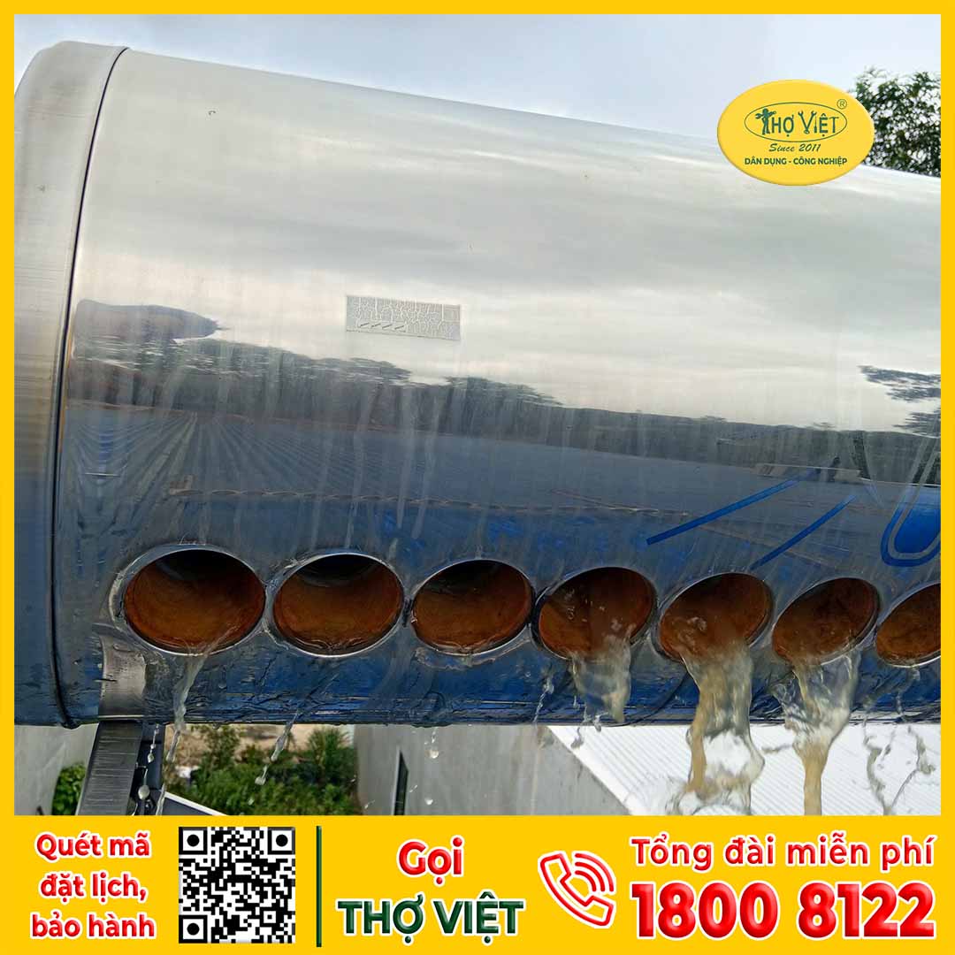 Những lỗi hư hỏng phổ biến nhất khi sử dụng máy nước nóng năng lượng mặt trời