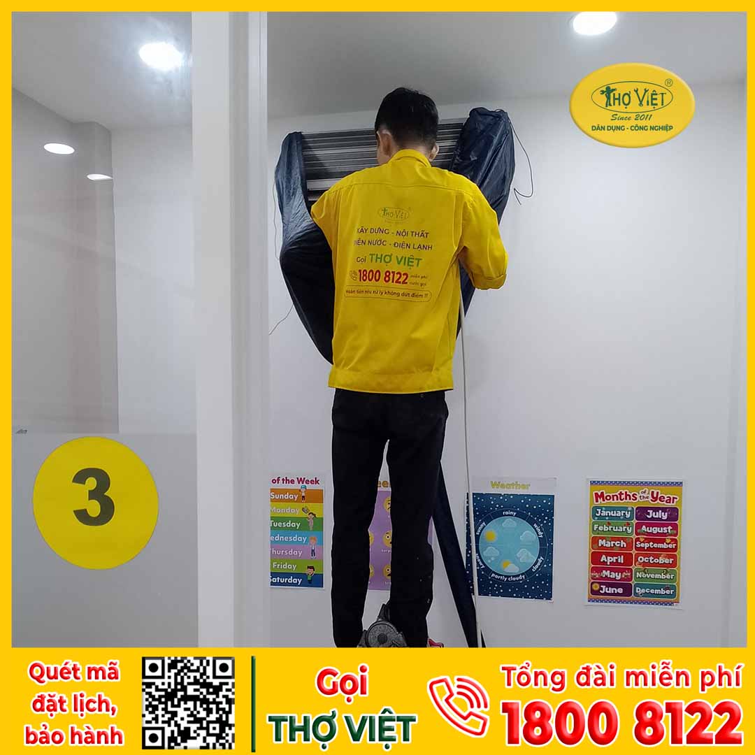 Lưu ý khi vệ sinh máy lạnh Bến Cát 