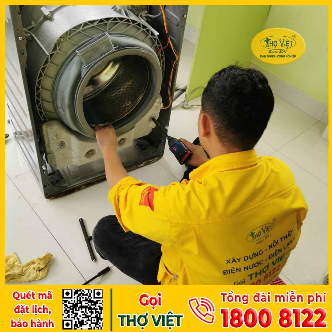 Quy trình cách sửa máy giặt Tân Uyên