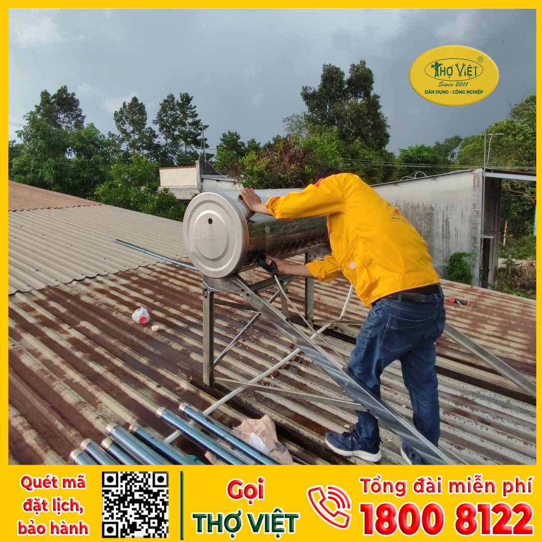 Quy trình cách vệ sinh máy nước nóng năng lượng mặt trời