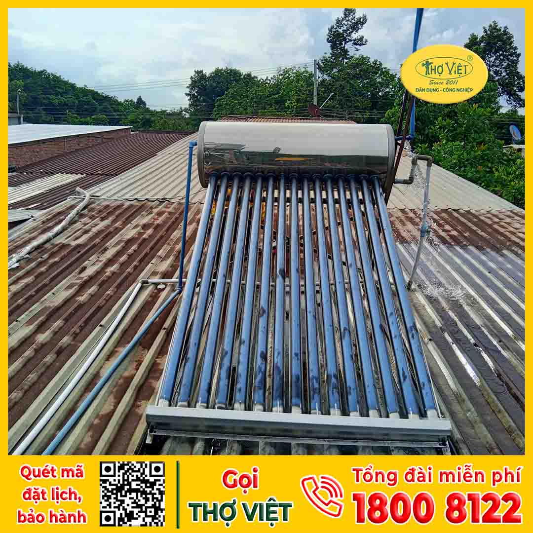 Các bước thực hiện sửa máy nước nóng năng lượng mặt trời Quận 10