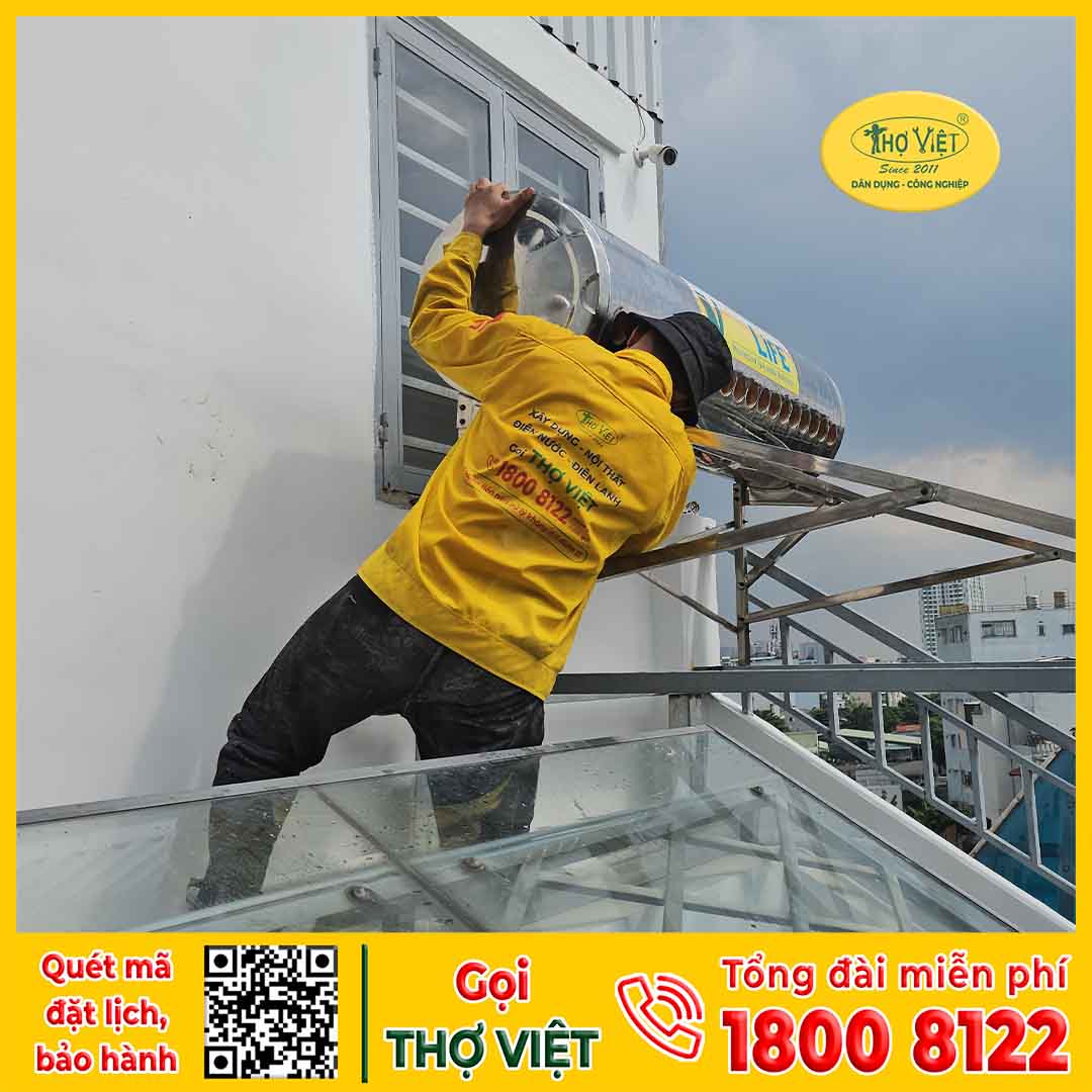 Thợ chuyên sửa máy nước nóng năng lượng mặt trời Nhà Bè