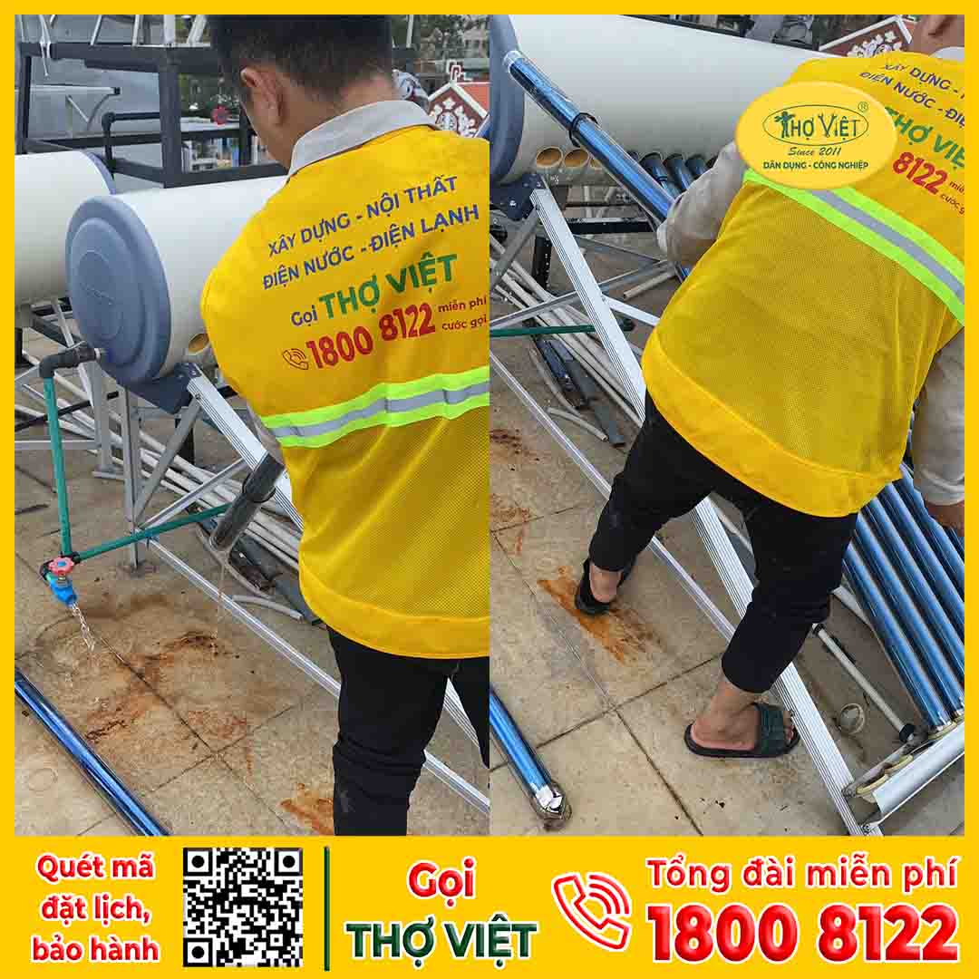 Thợ sửa máy nước nóng năng lượng mặt trời uy tín nhất tại Quận 3
