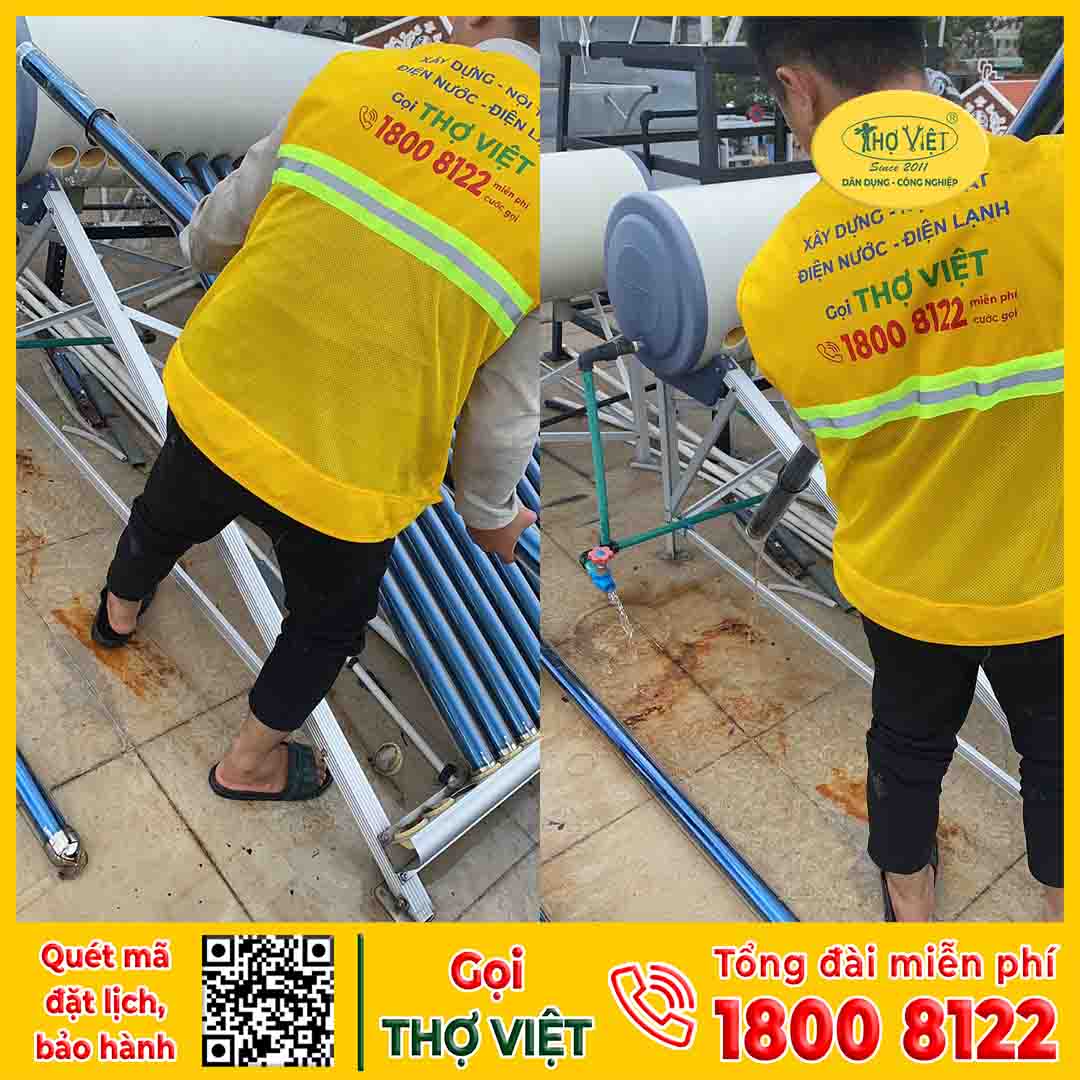 Tìm thợ sửa máy nước nóng năng lượng mặt trời quận Thủ Đức uy tín ở đâu?