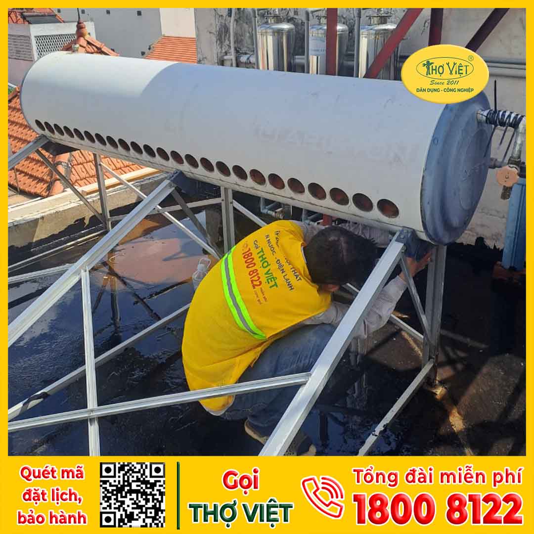 Ưu điểm khi lựa chọn Thợ Việt sửa máy nước nóng năng lượng mặt trời Quận Tân Bình