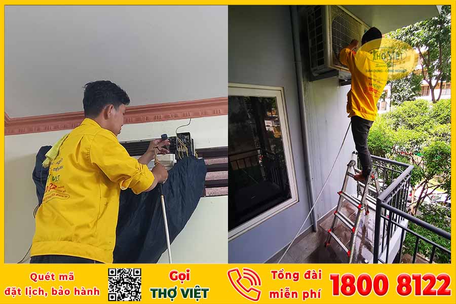 Vệ sinh máy lạnh Bến Cát giá tốt