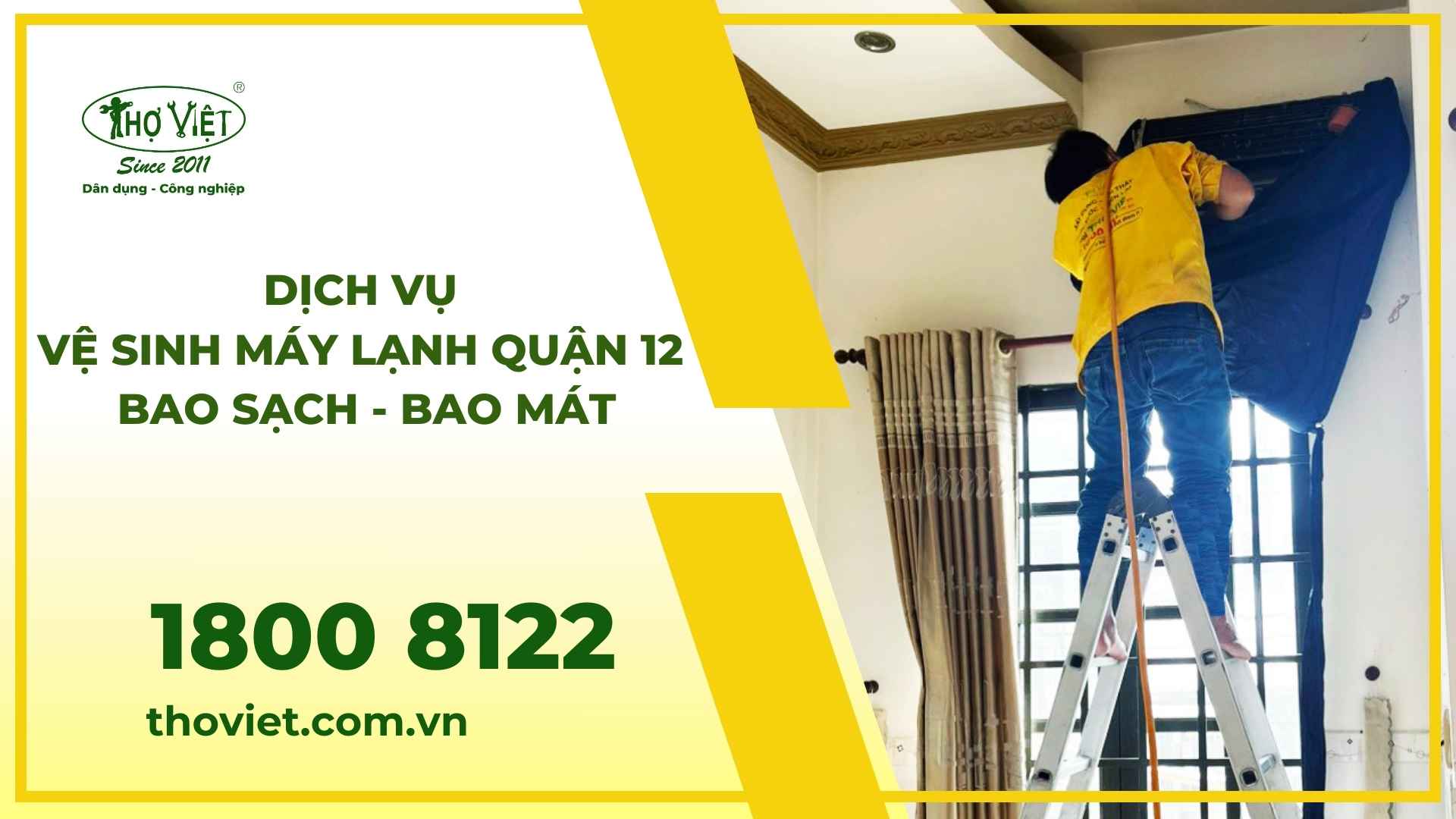 Vệ sinh máy lạnh quận 12