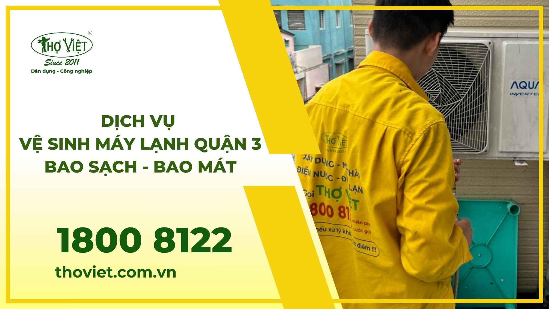 Vệ sinh máy lạnh quận 3