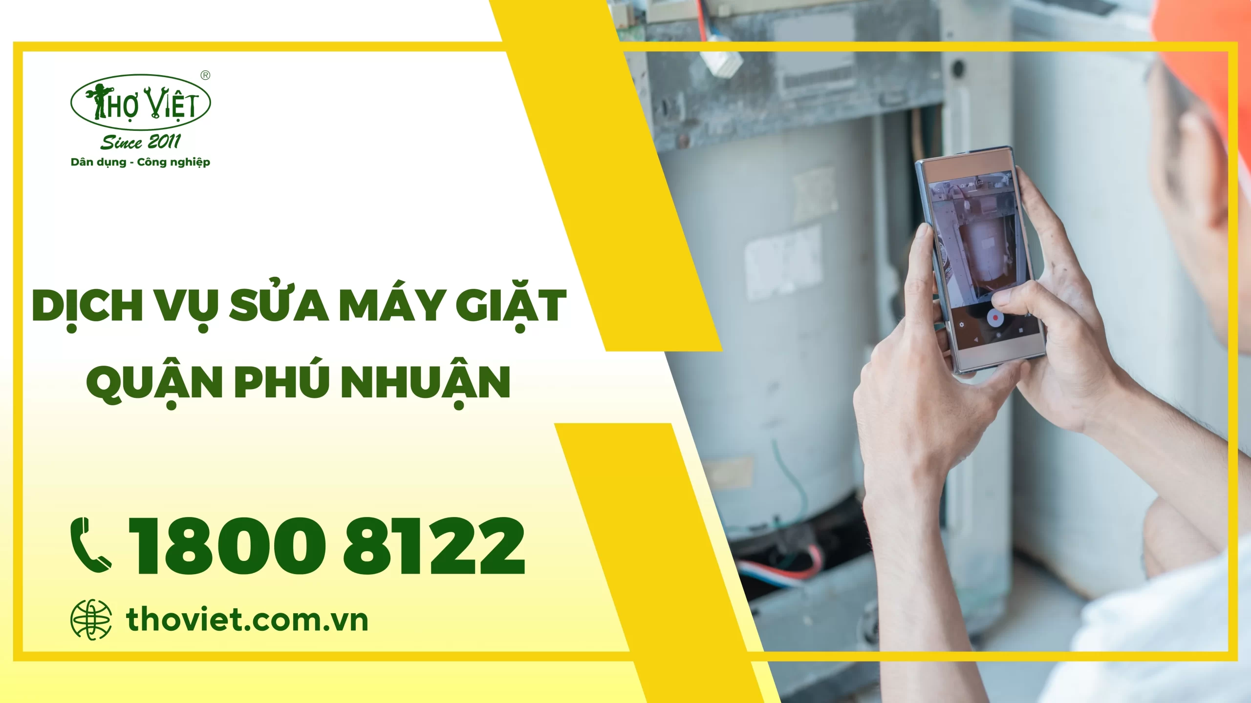 Dịch vụ sửa máy giặt quận Phú Nhuận