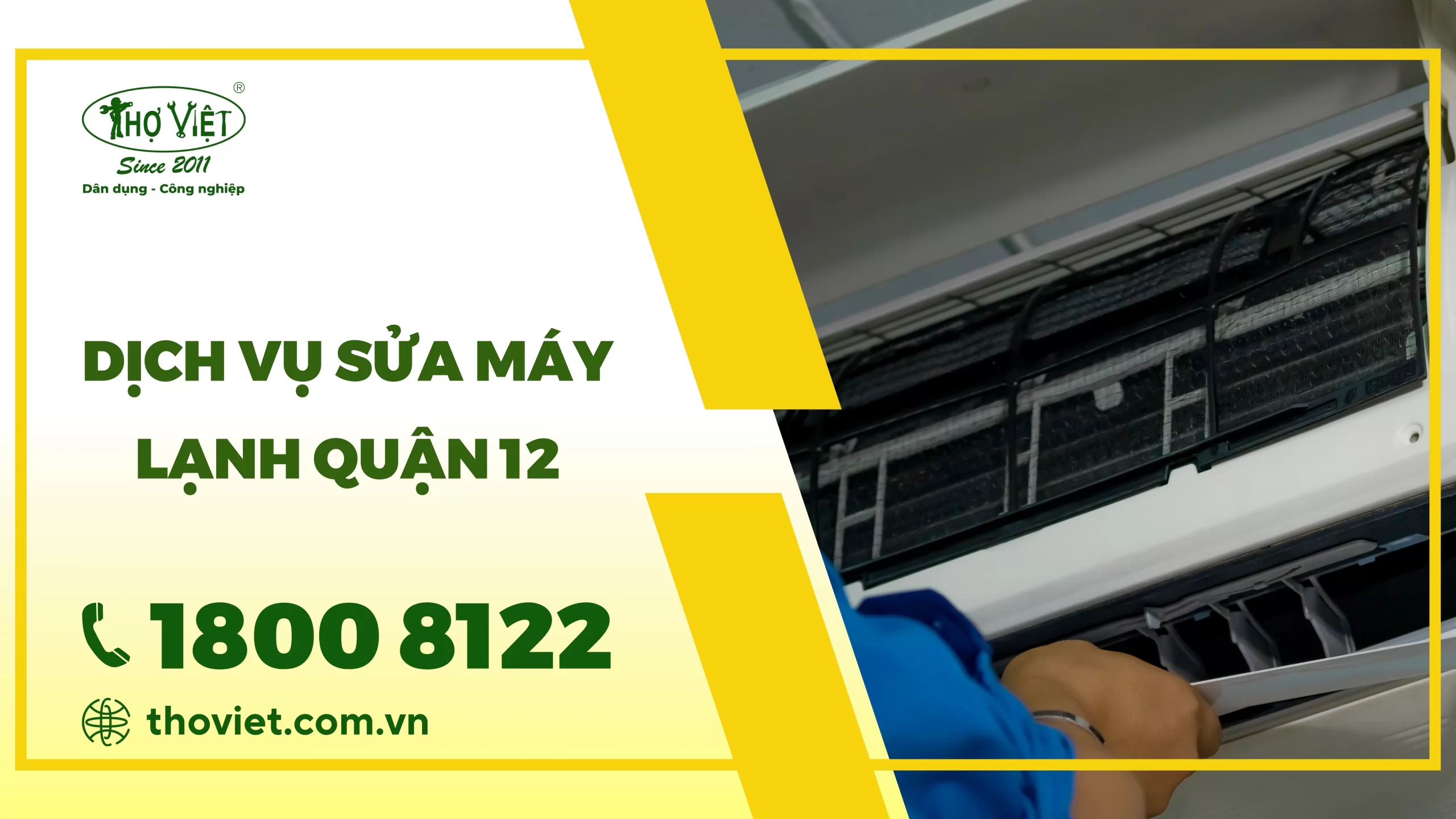 Dịch vụ sửa máy lạnh quận 12
