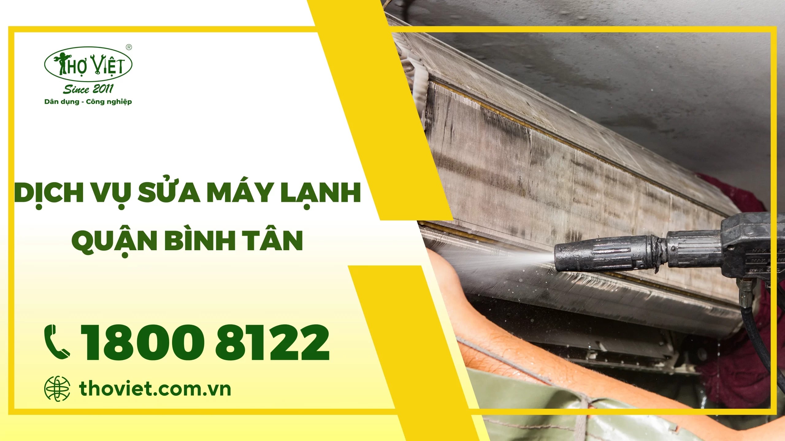 Dịch vụ sửa máy lạnh quận Bình Tân