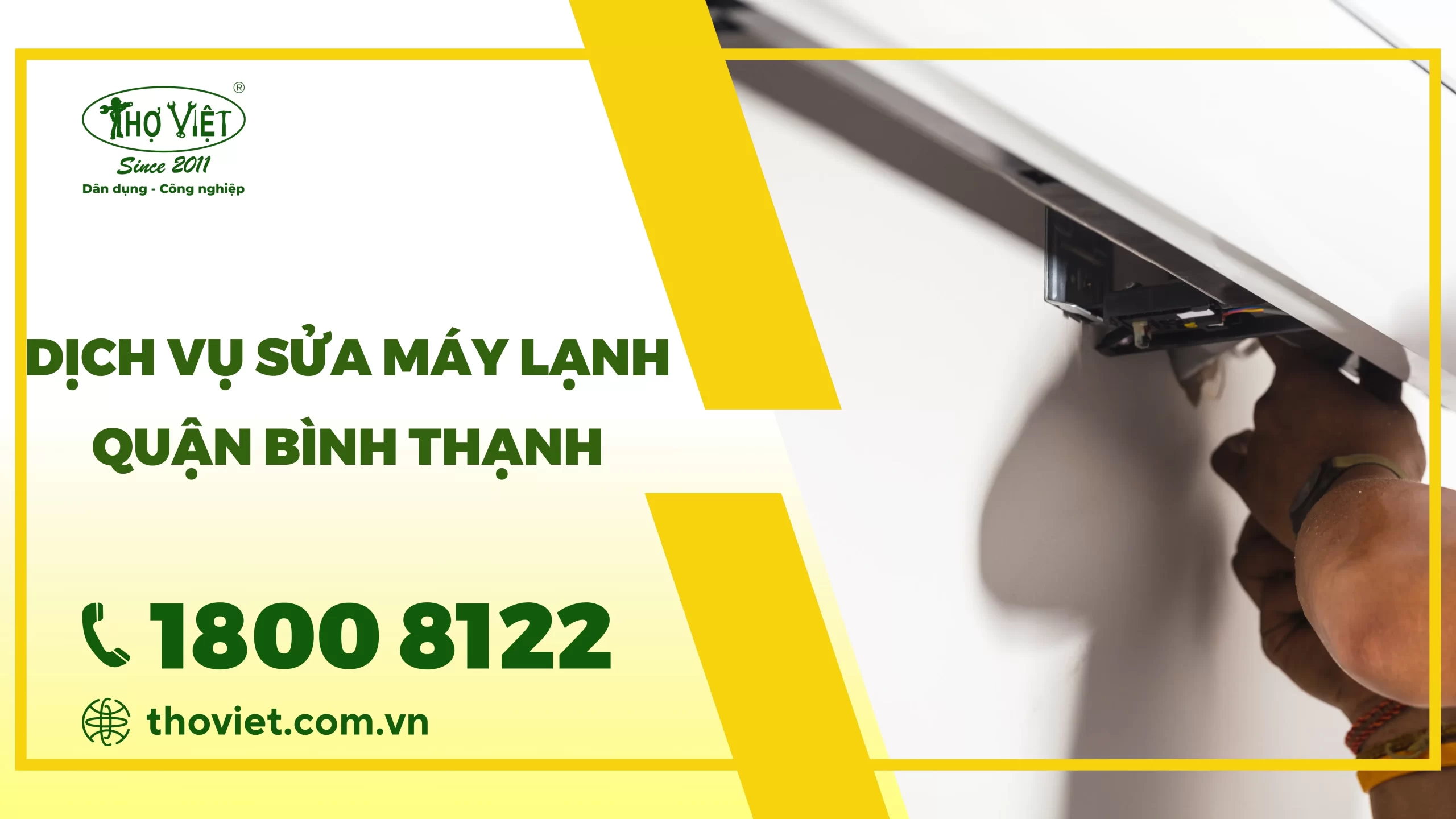 Dịch vụ sửa máy lạnh quận Bình Thạnh