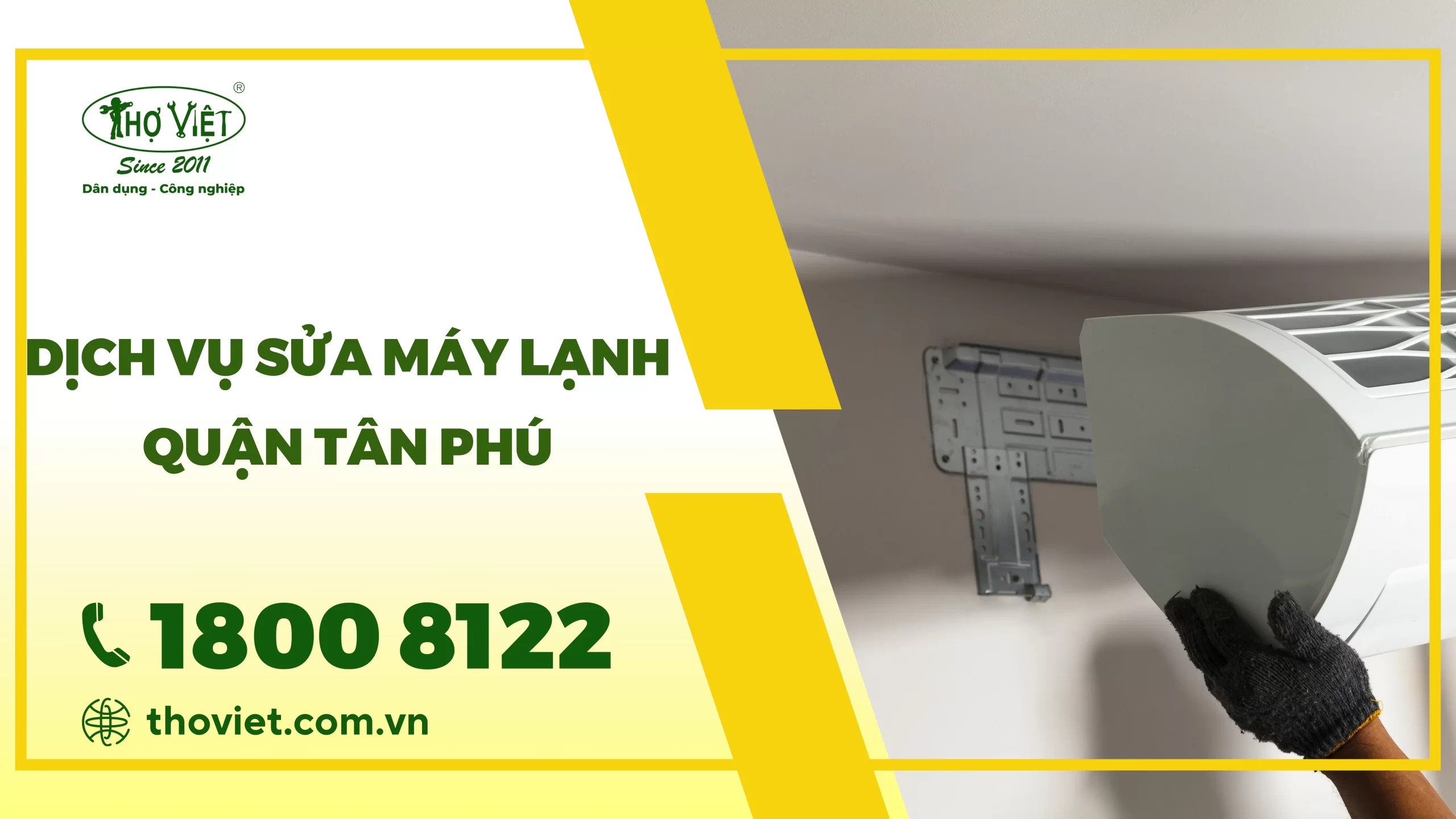 Dịch vụ sửa máy lạnh quận Tân Phú