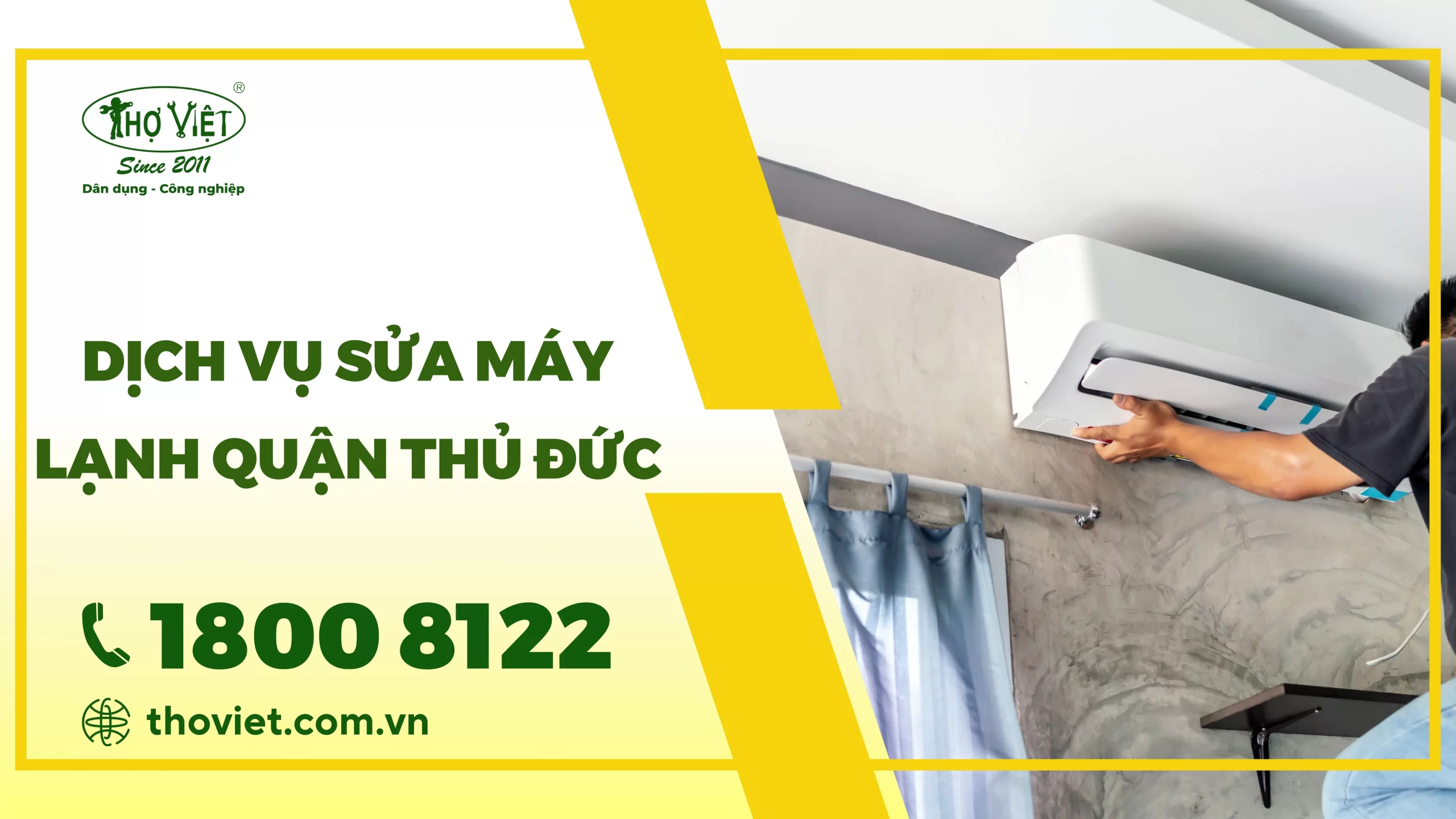 Dịch vụ sửa máy lạnh quận Thủ Đức