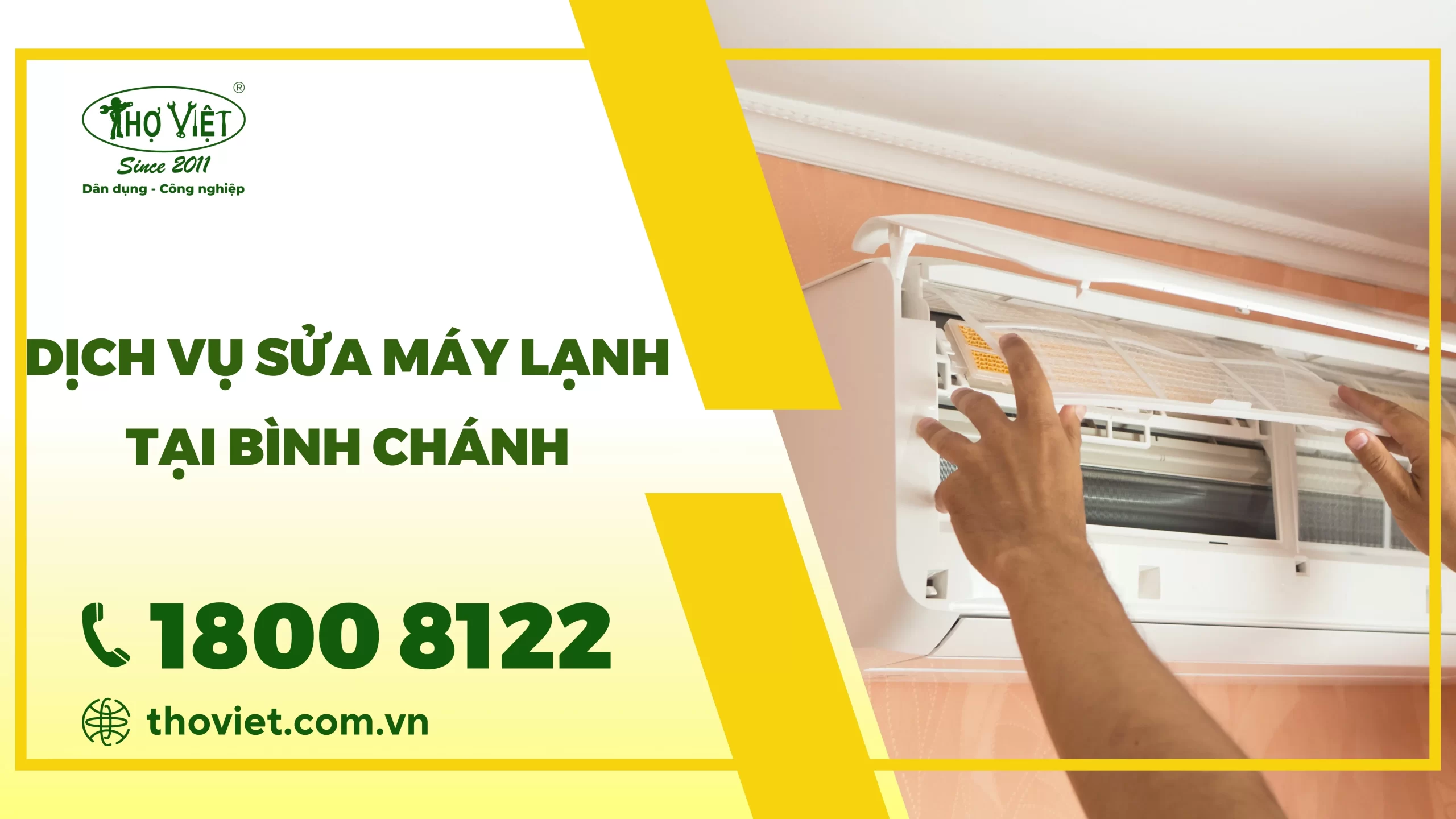 Dịch vụ sửa máy lạnh tại Bình Chánh