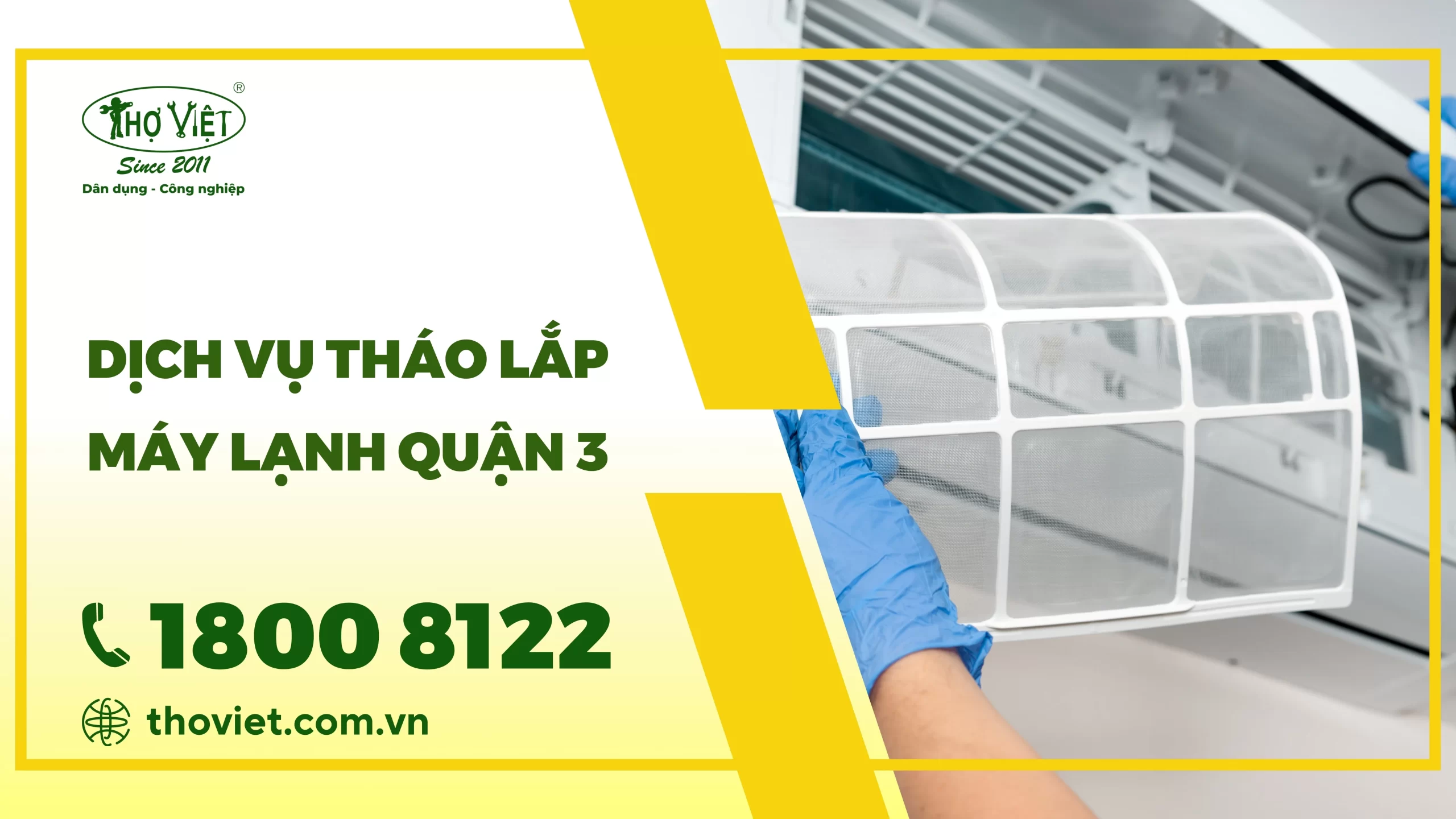 Dịch vụ tháo lắp máy lạnh quận 3