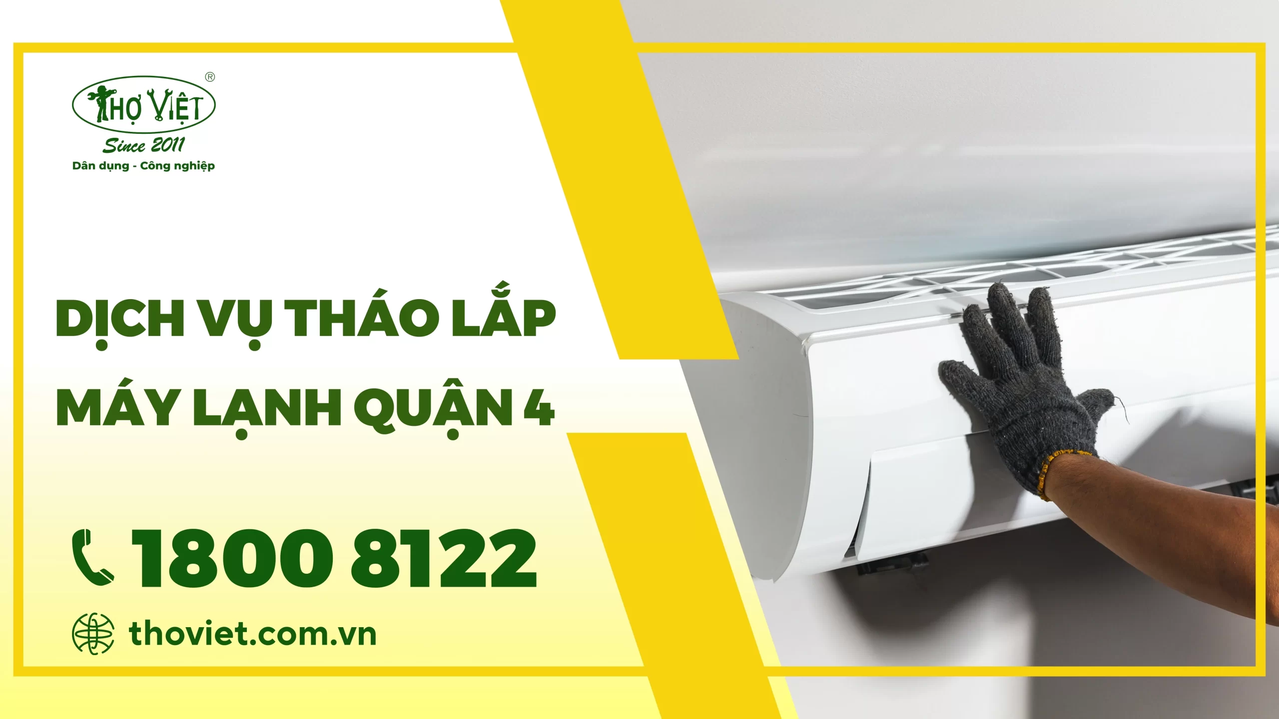 Dịch vụ tháo lắp máy lạnh quận 4