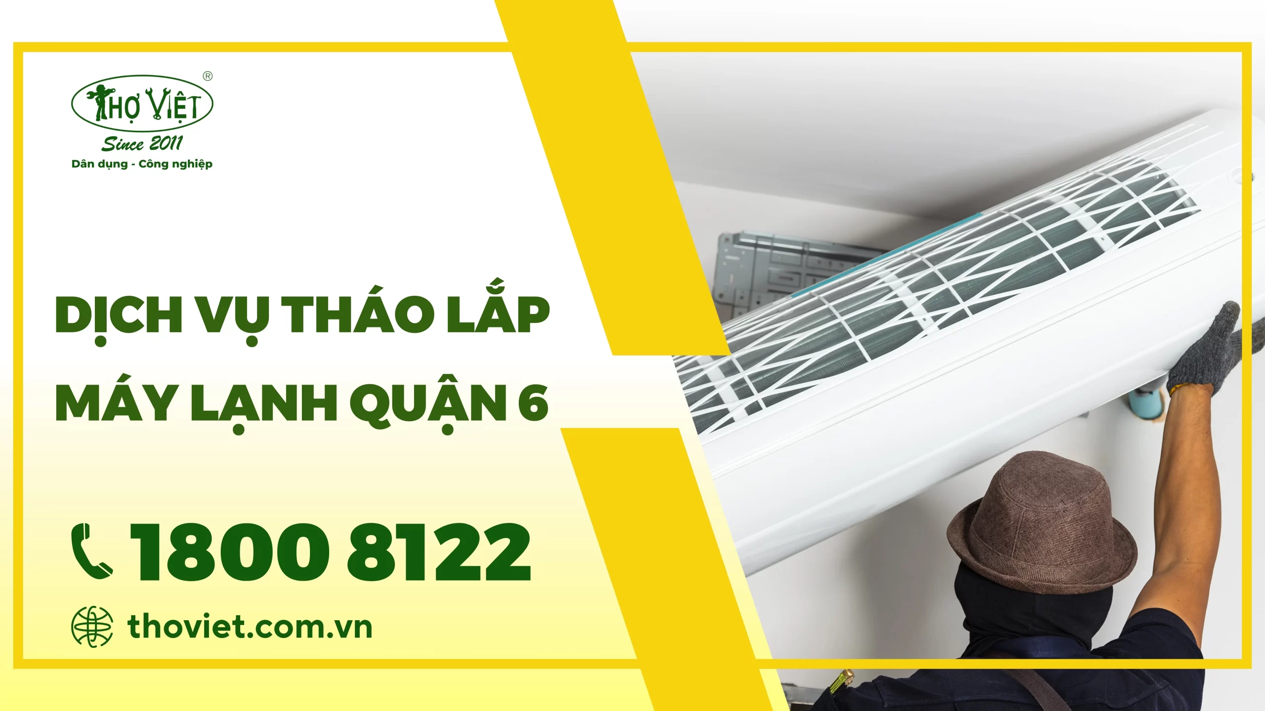 Dịch vụ tháo lắp máy lạnh quận 6