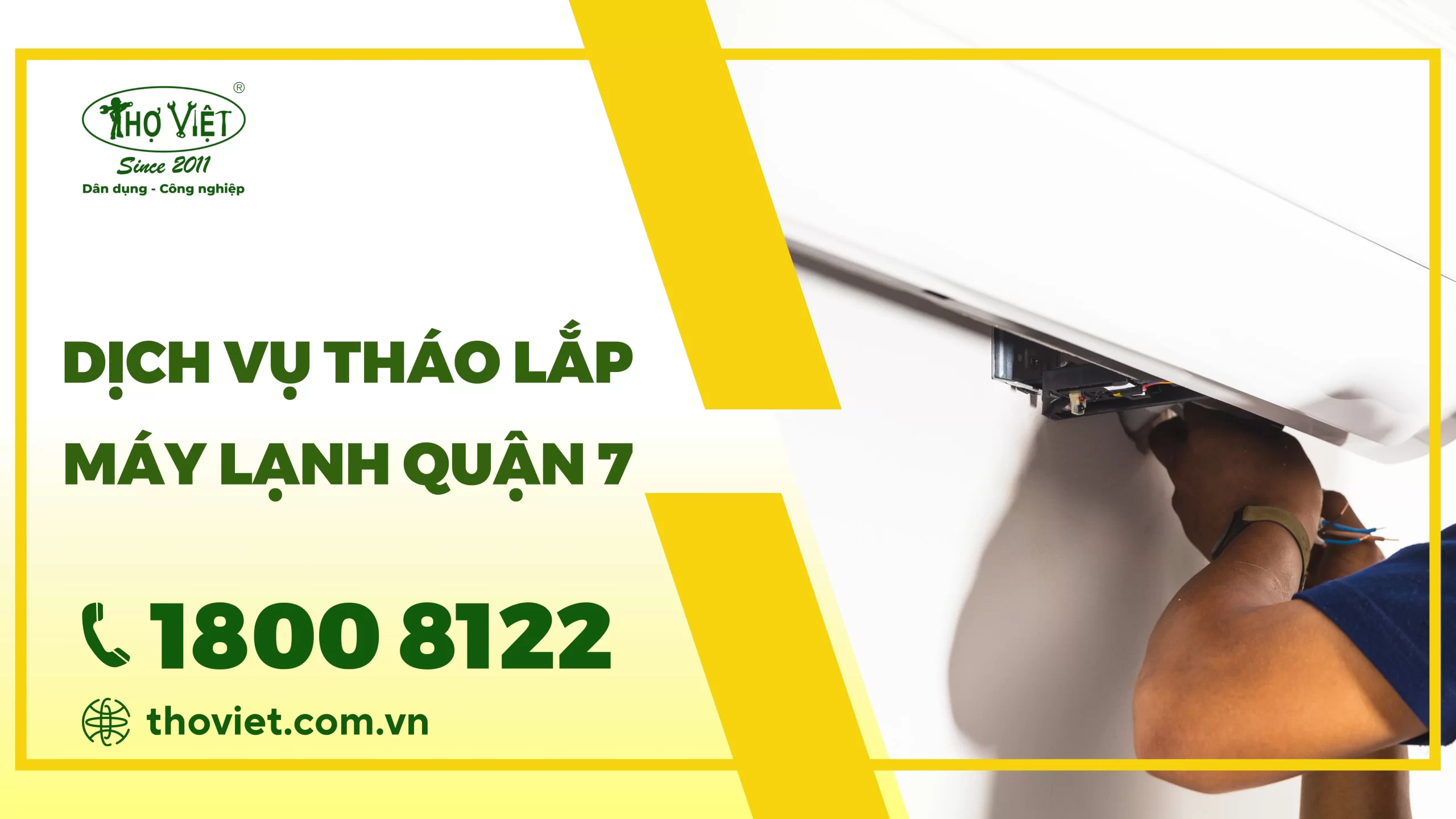 Dịch vụ tháo lắp máy lạnh quận 7