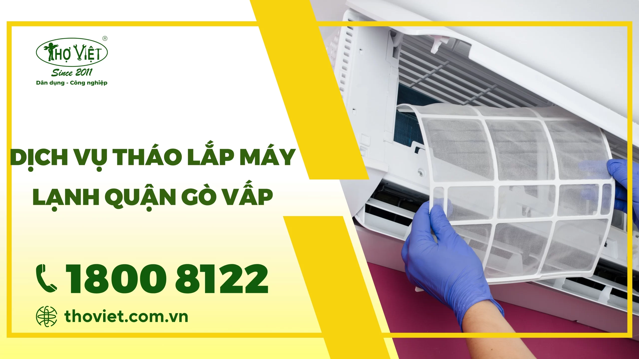 Dịch vụ tháo lắp máy lạnh quận Gò Vấp