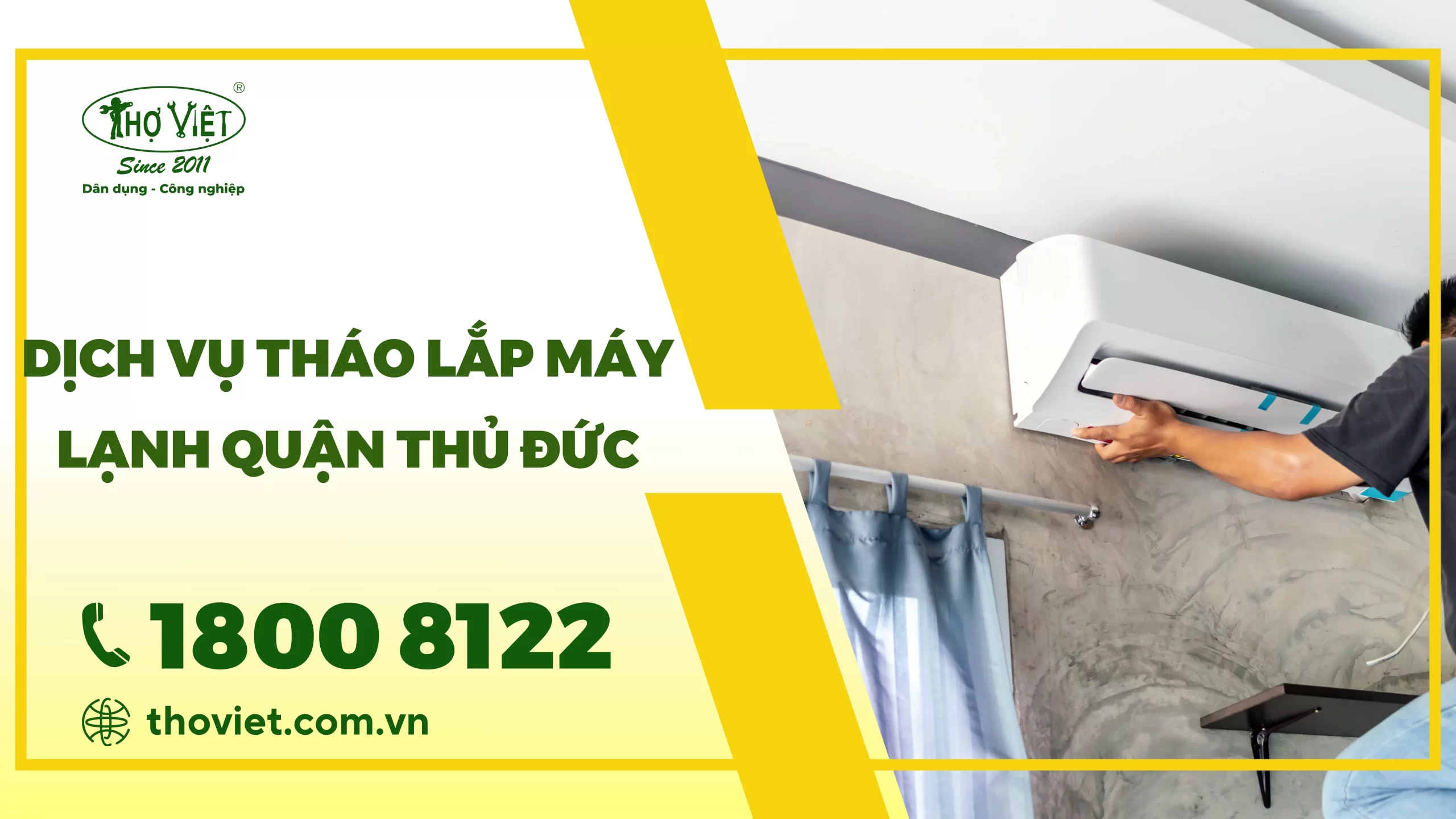 Dịch vụ tháo lắp máy lạnh quận Thủ Đức