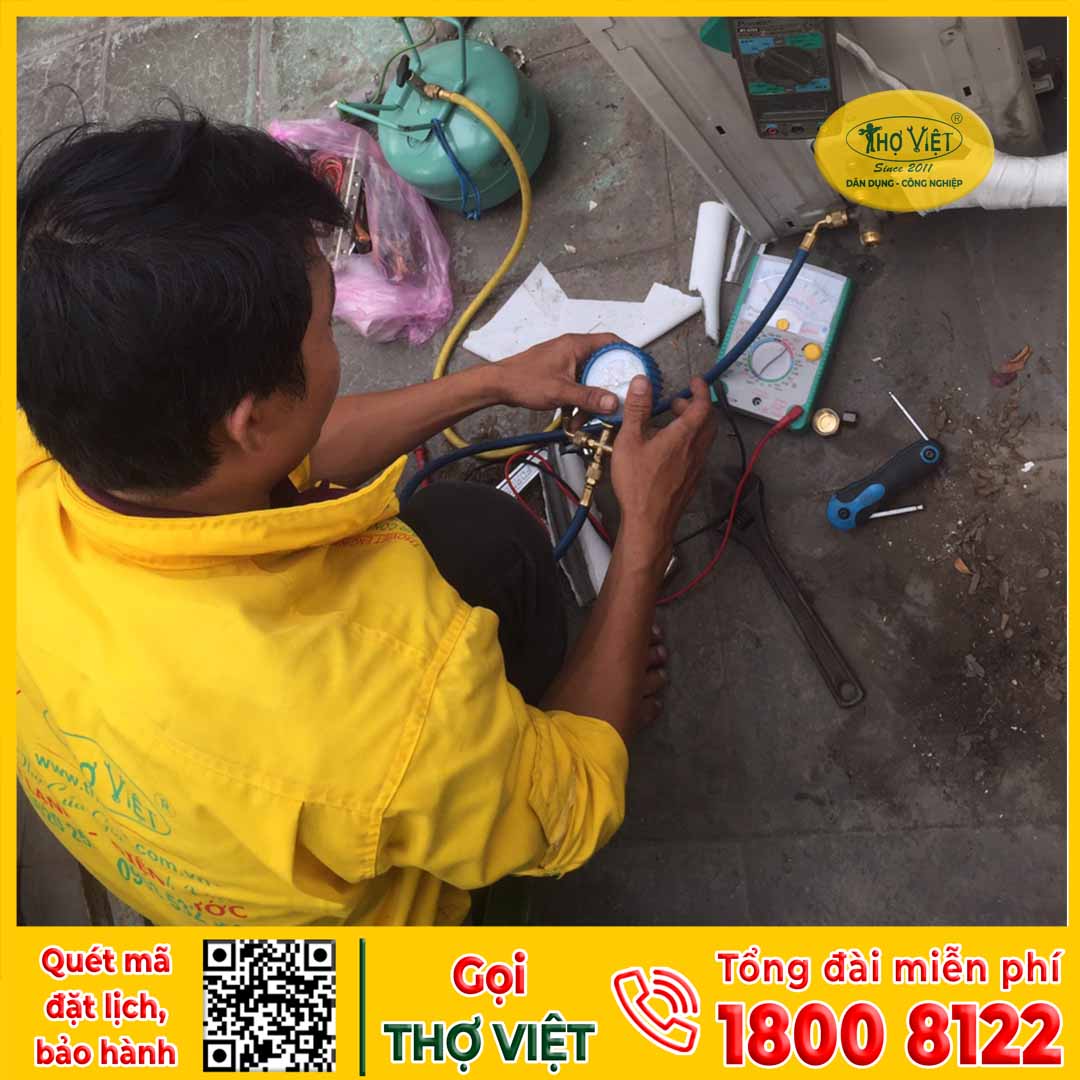 Quy trình bơm ga máy lạnh