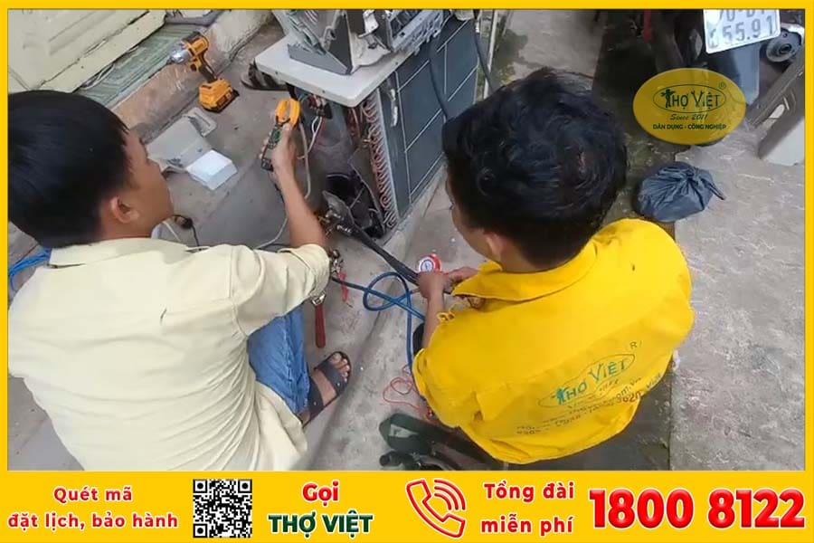 Bơm ga máy lạnh quận 11