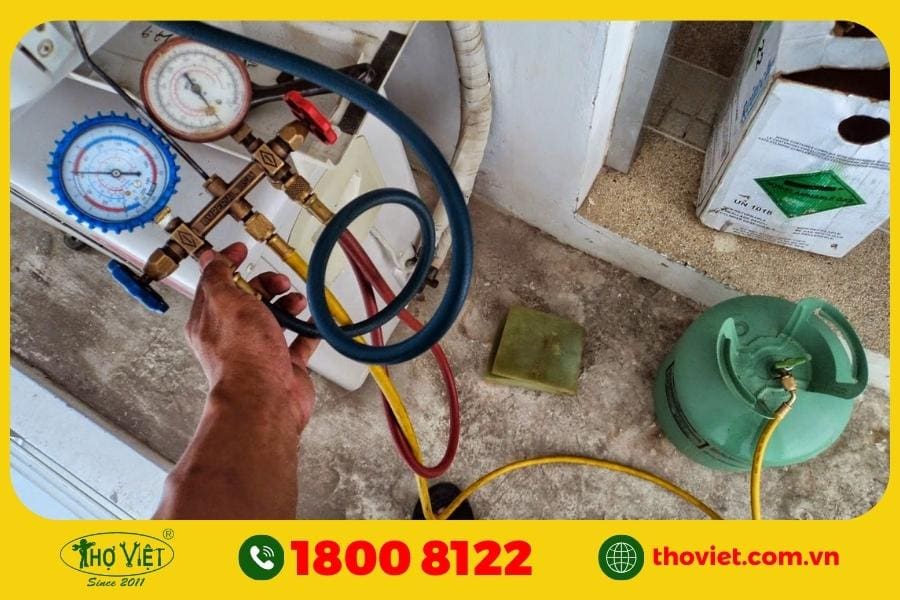 Bơm ga máy lạnh quận 12