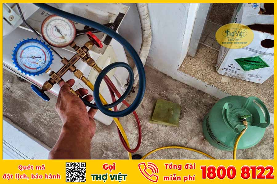 Bơm ga máy lạnh quận 5