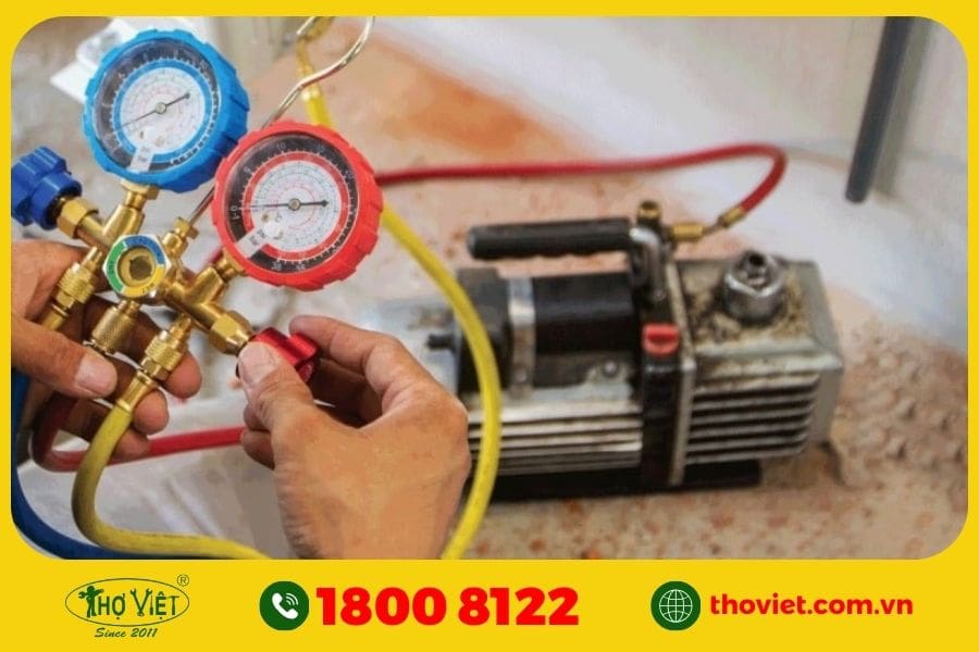 Bơm ga máy lạnh quận 8