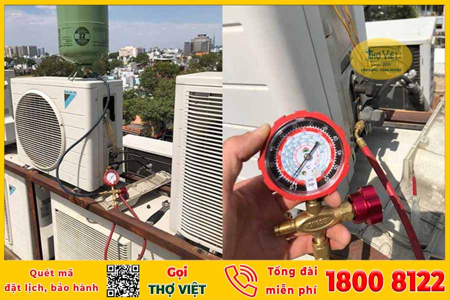 Bơm ga máy lạnh quận Gò Vấp