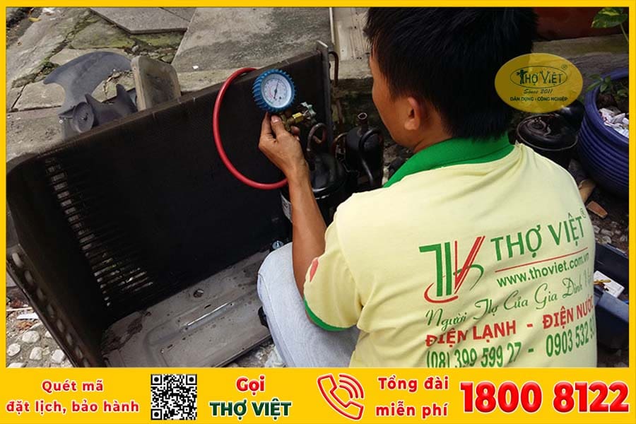 Bơm ga máy lạnh Thủ Đức