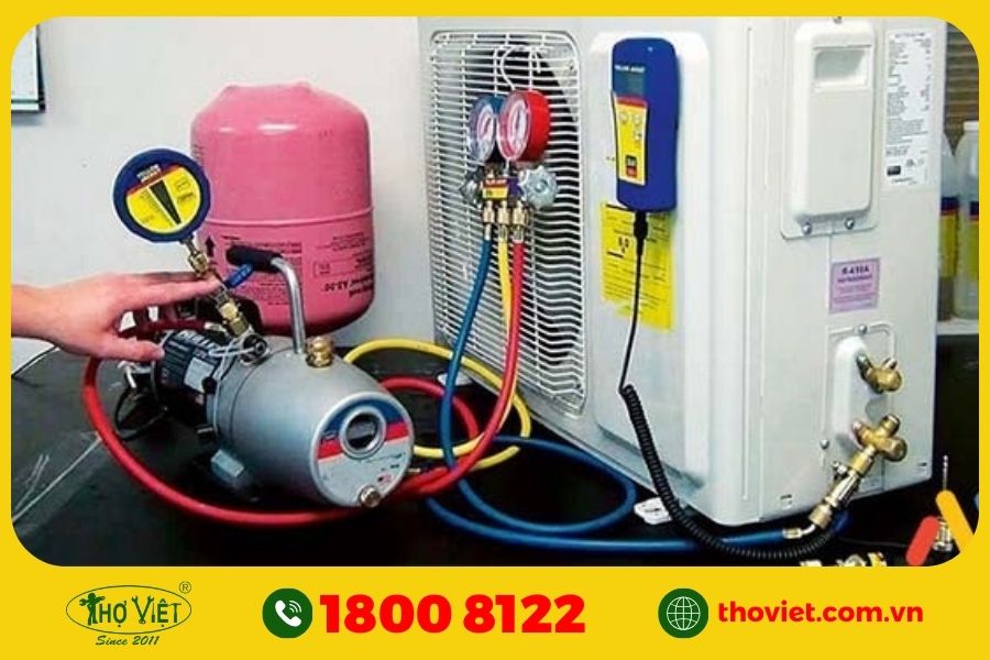 Bơm ga máy lạnh quận 1