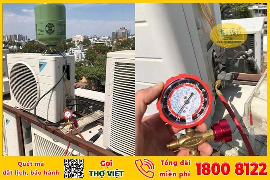 Bơm ga máy lạnh quận 6