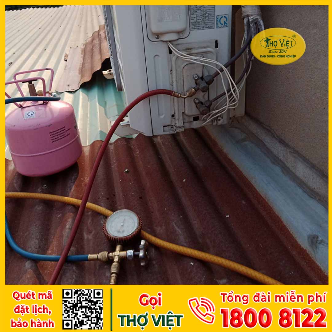 Dấu hiệu cần bơm gas máy lạnh quận 6