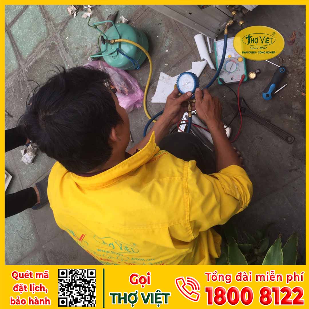 Dịch vụ bơm ga máy lạnh quận 4 