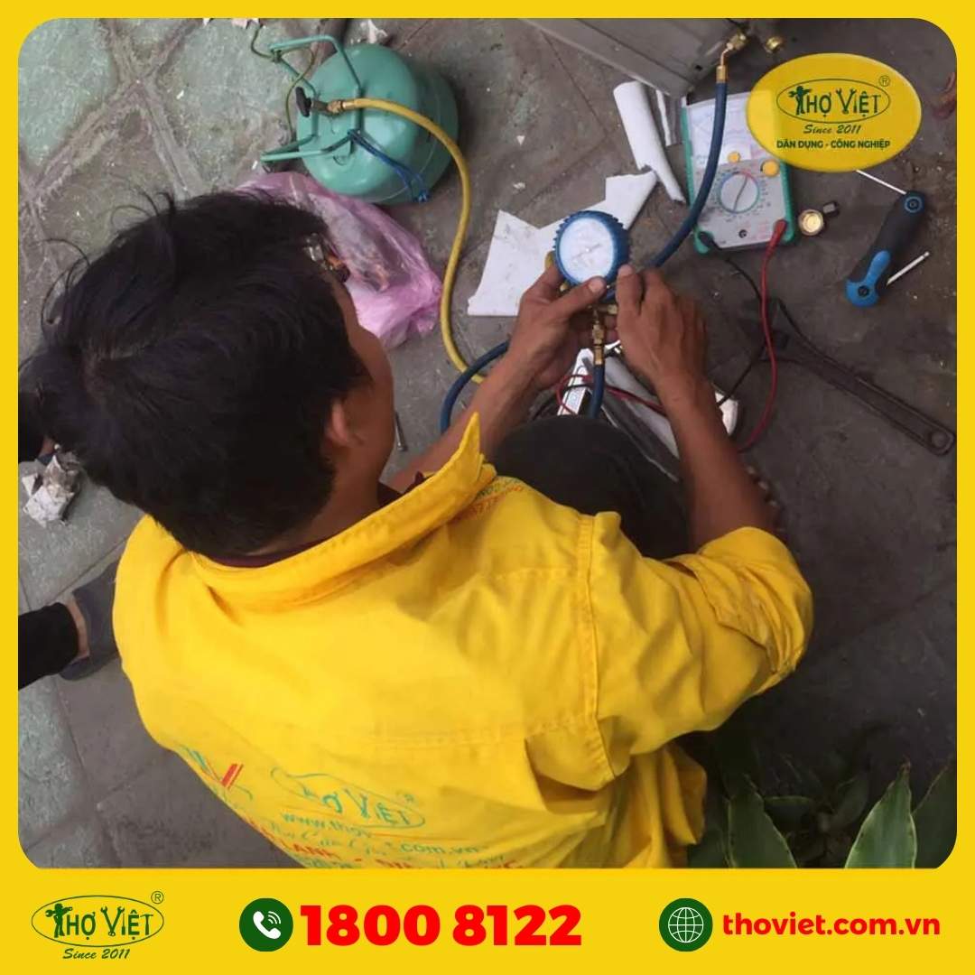 Dịch vụ bơm ga máy lạnh quận 1
