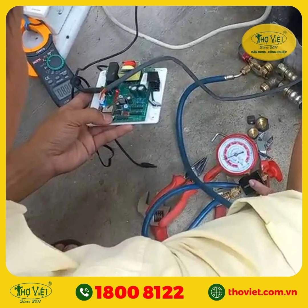 Dịch vụ bơm ga máy lạnh quận 12 tại Thợ Việt