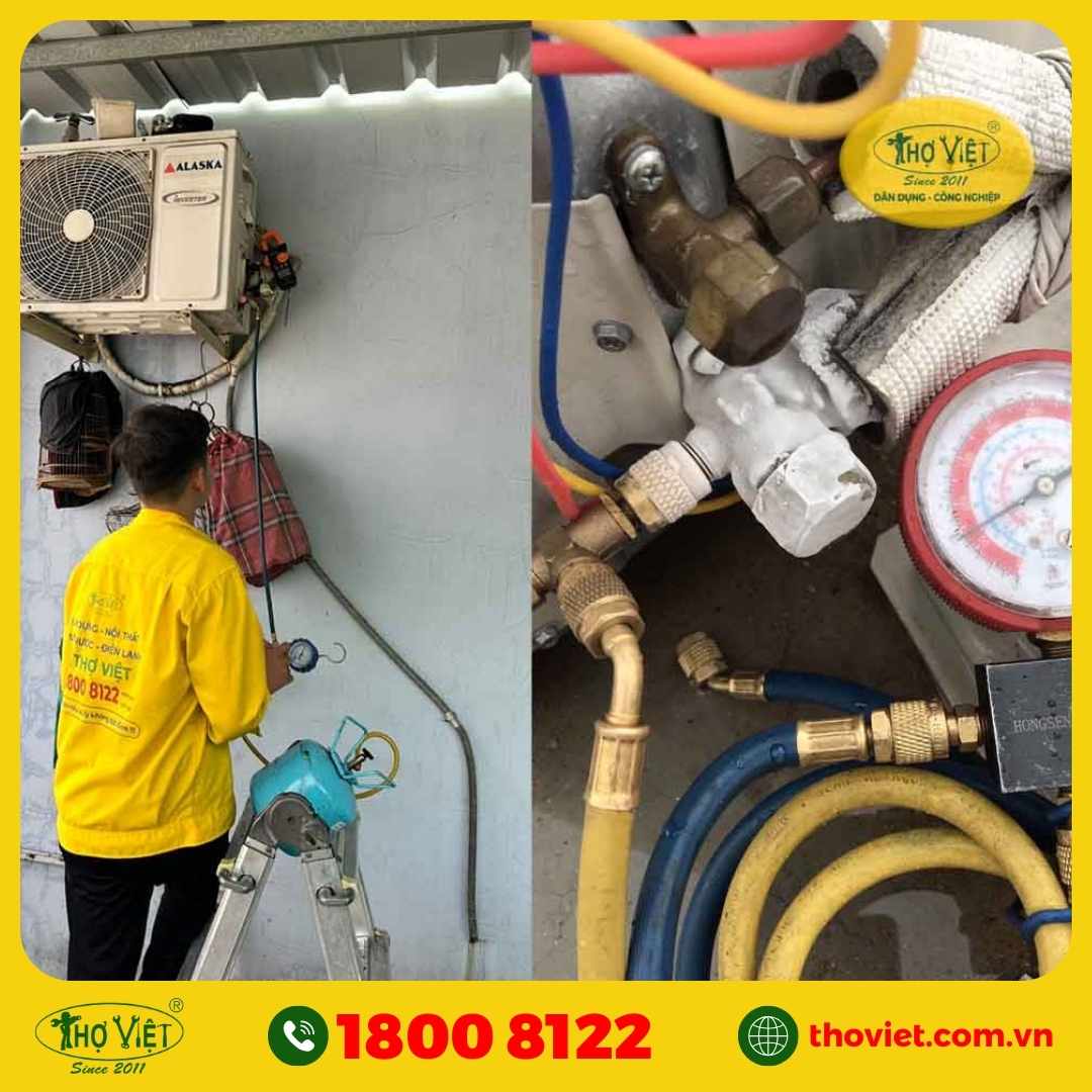 Dịch vụ bơm ga máy lạnh quận 7